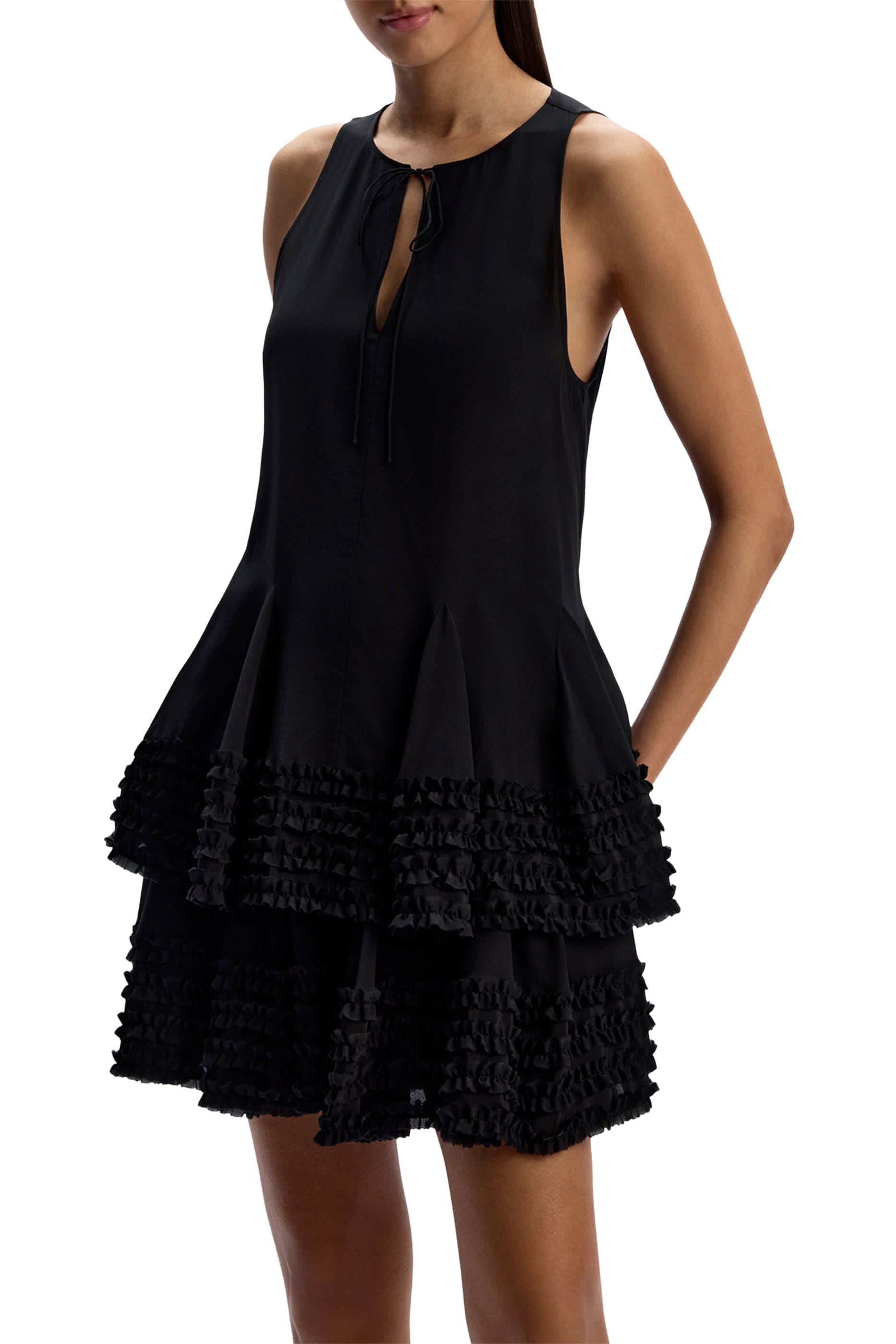 Silk Chiffon Skirt 
