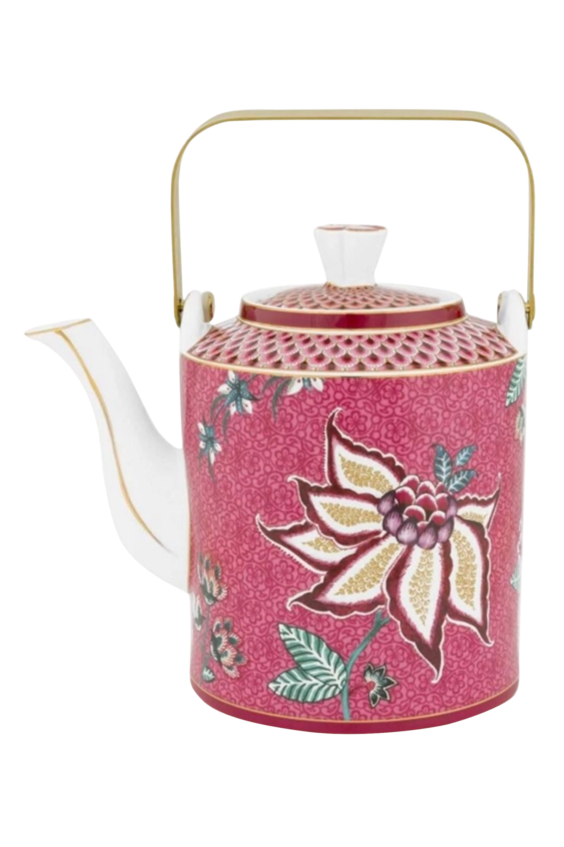 Oriental Flower Festival Teapot
