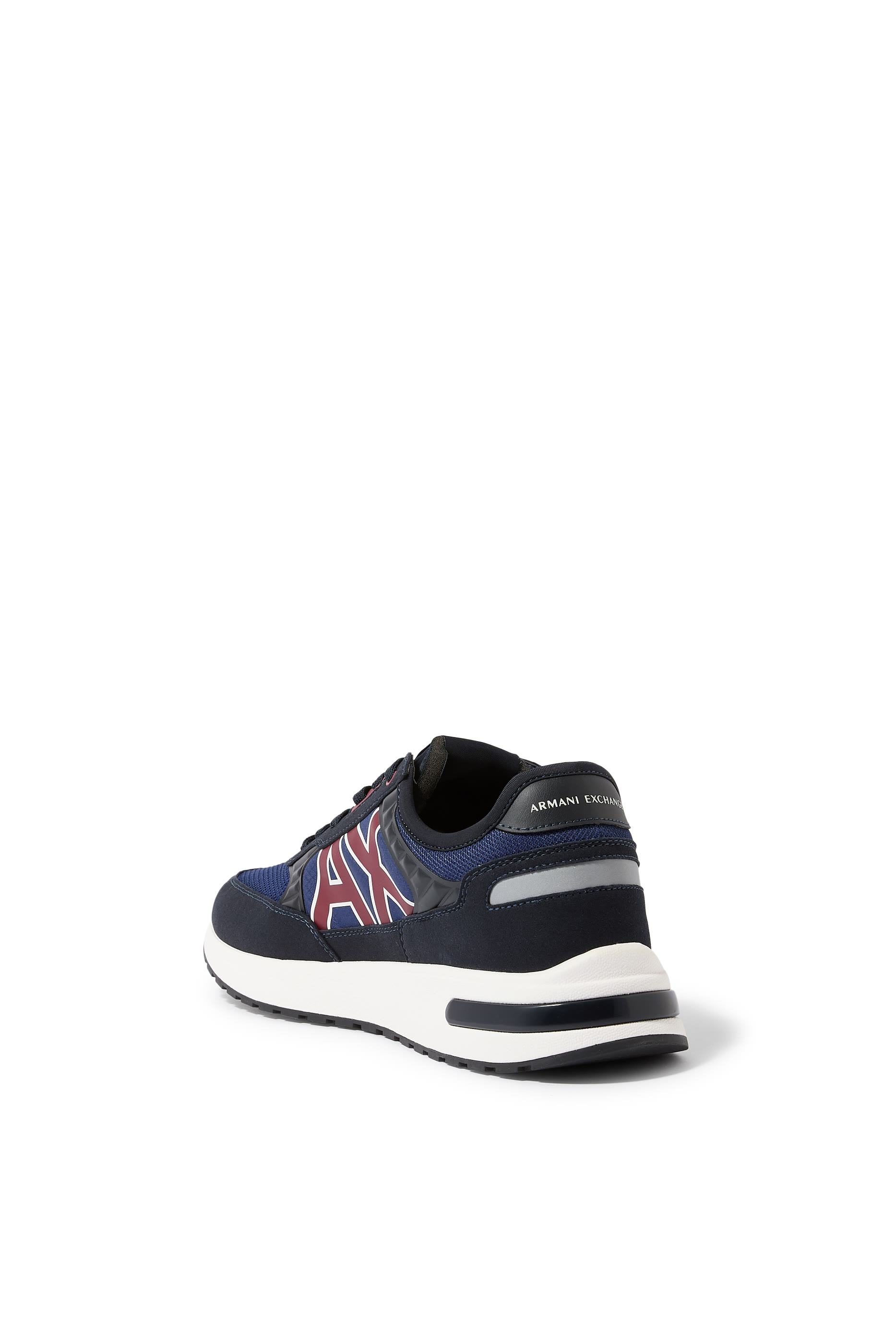  Lace Up 3D AX Logo Sneakers