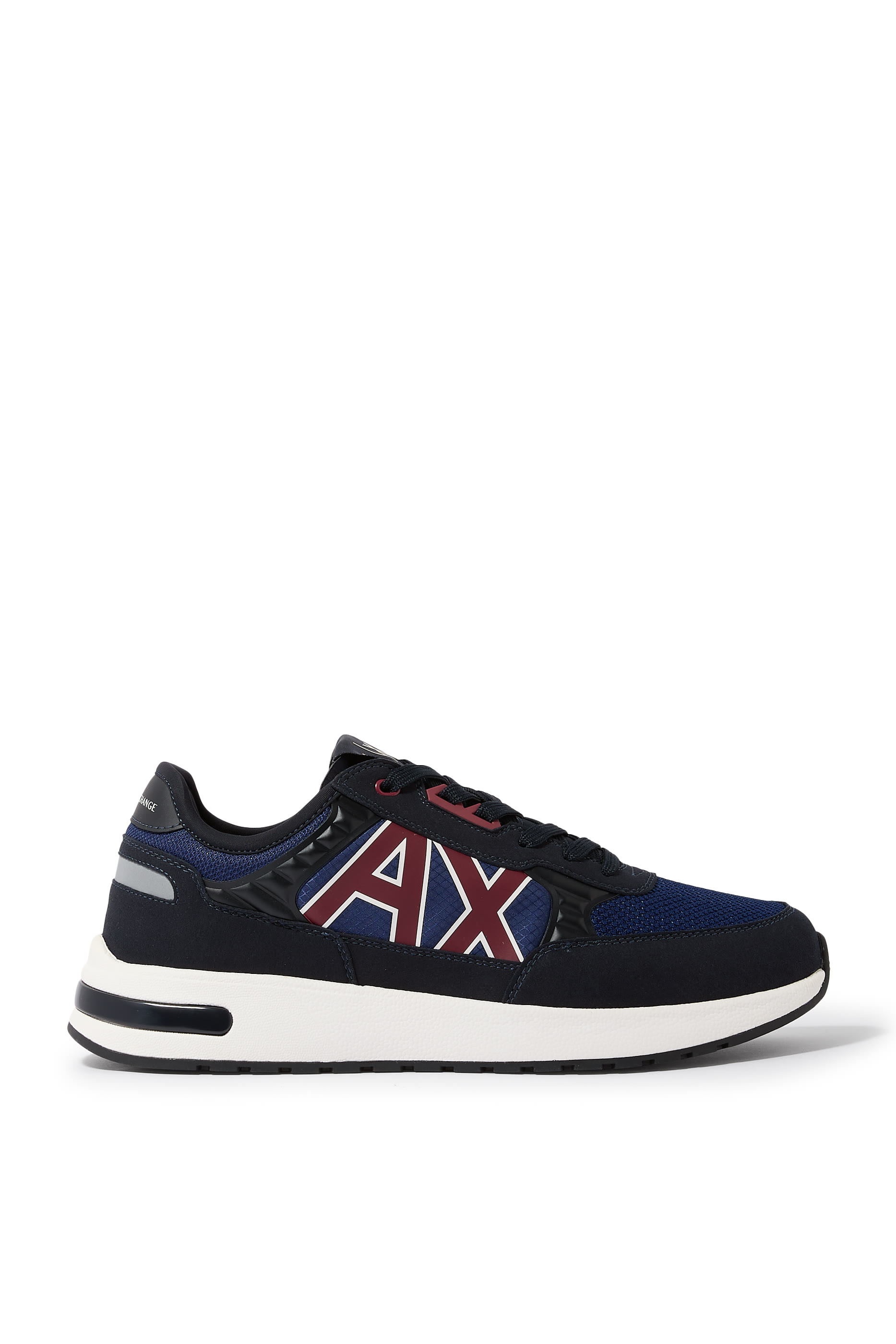  Lace Up 3D AX Logo Sneakers