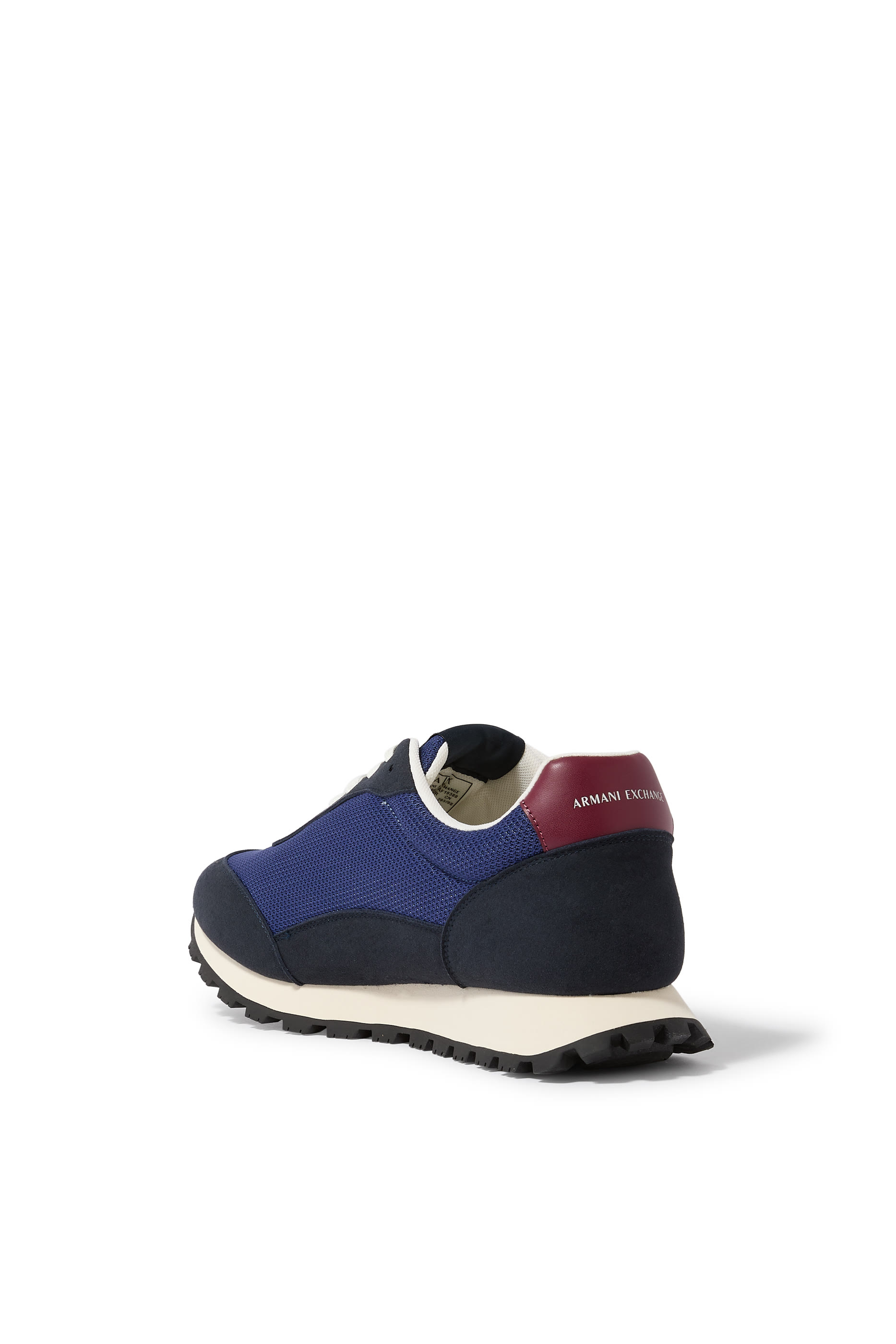 Drop Side AX Logo Low-Top Sneakers