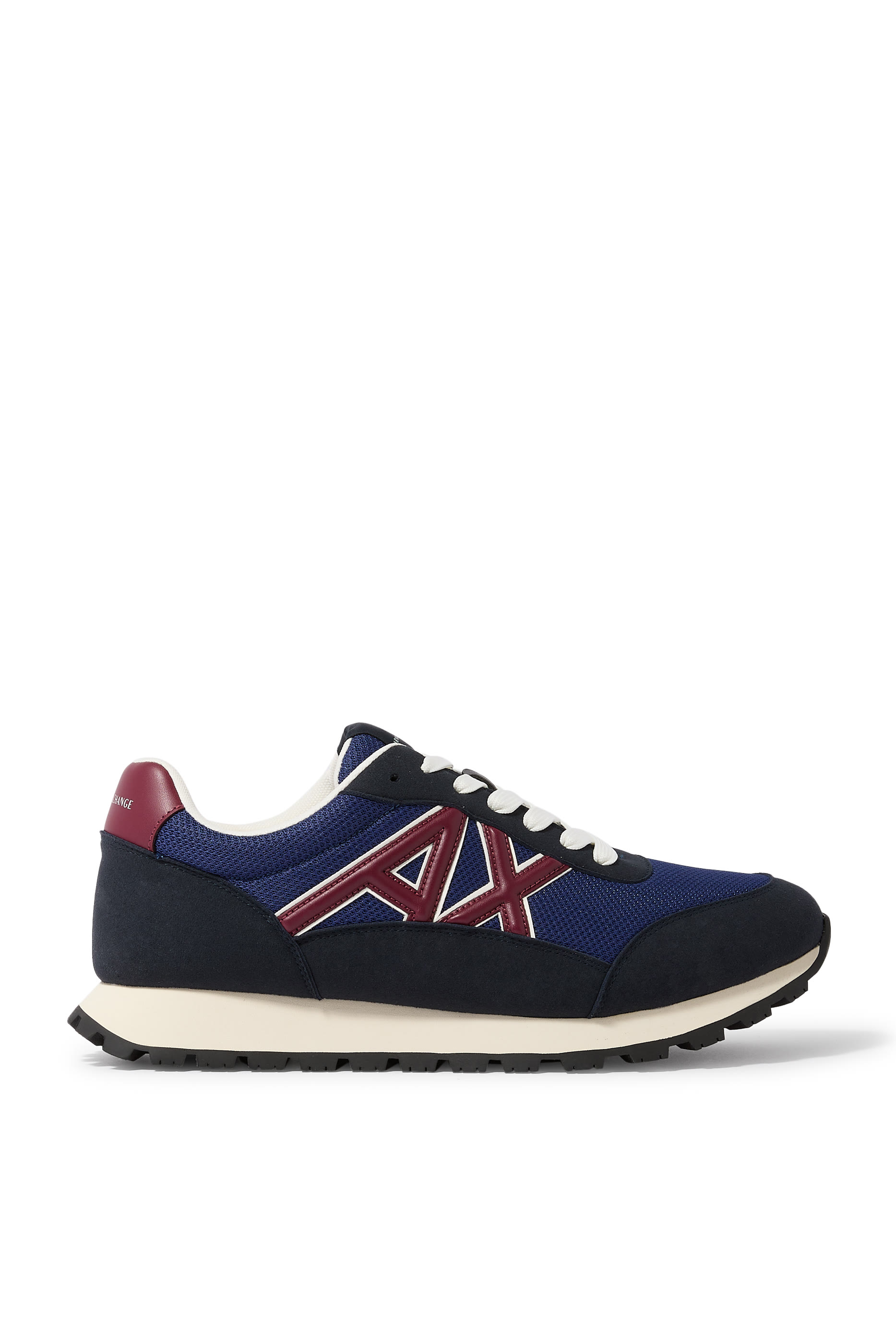 Drop Side AX Logo Low-Top Sneakers