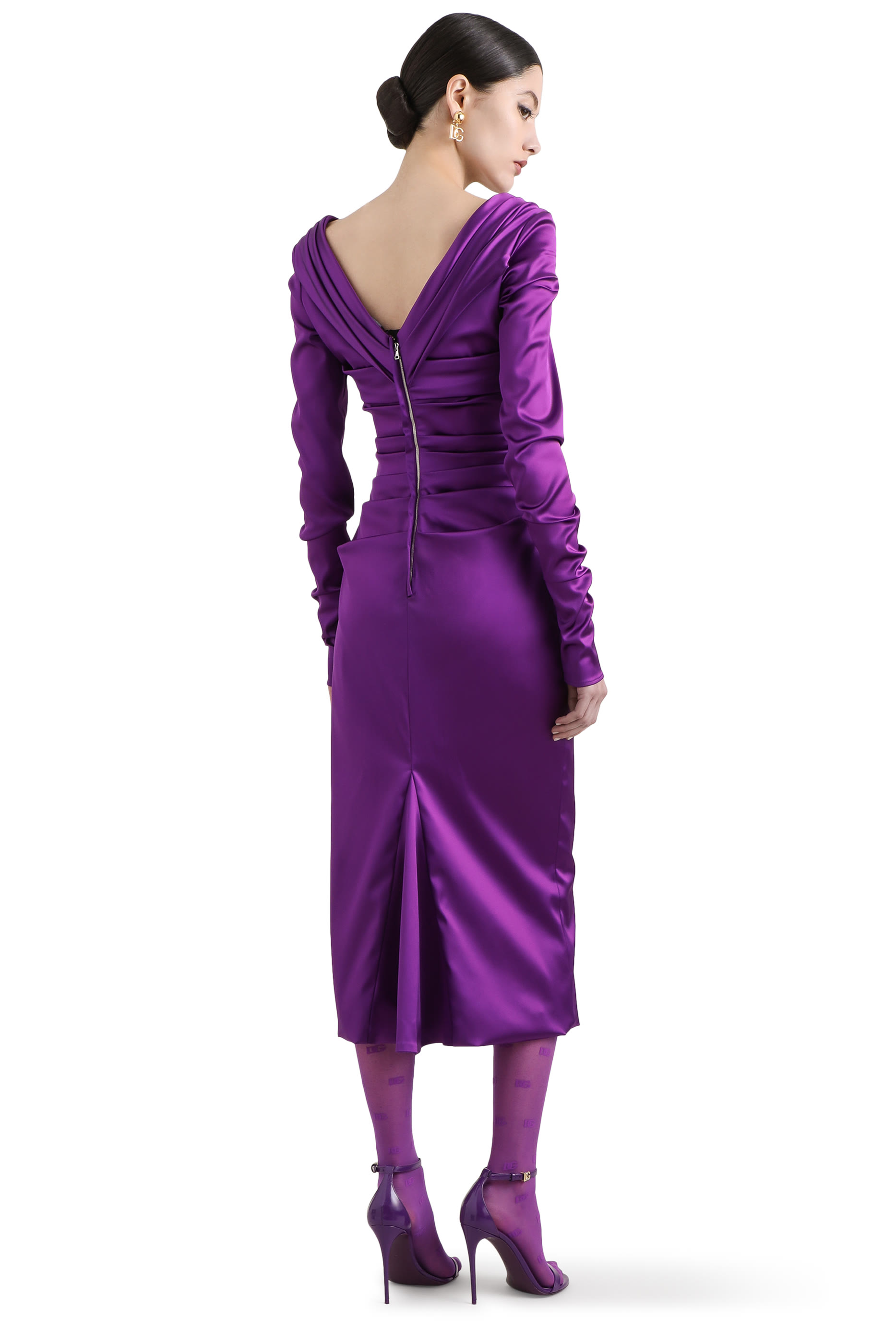  Stretch Satin Dress