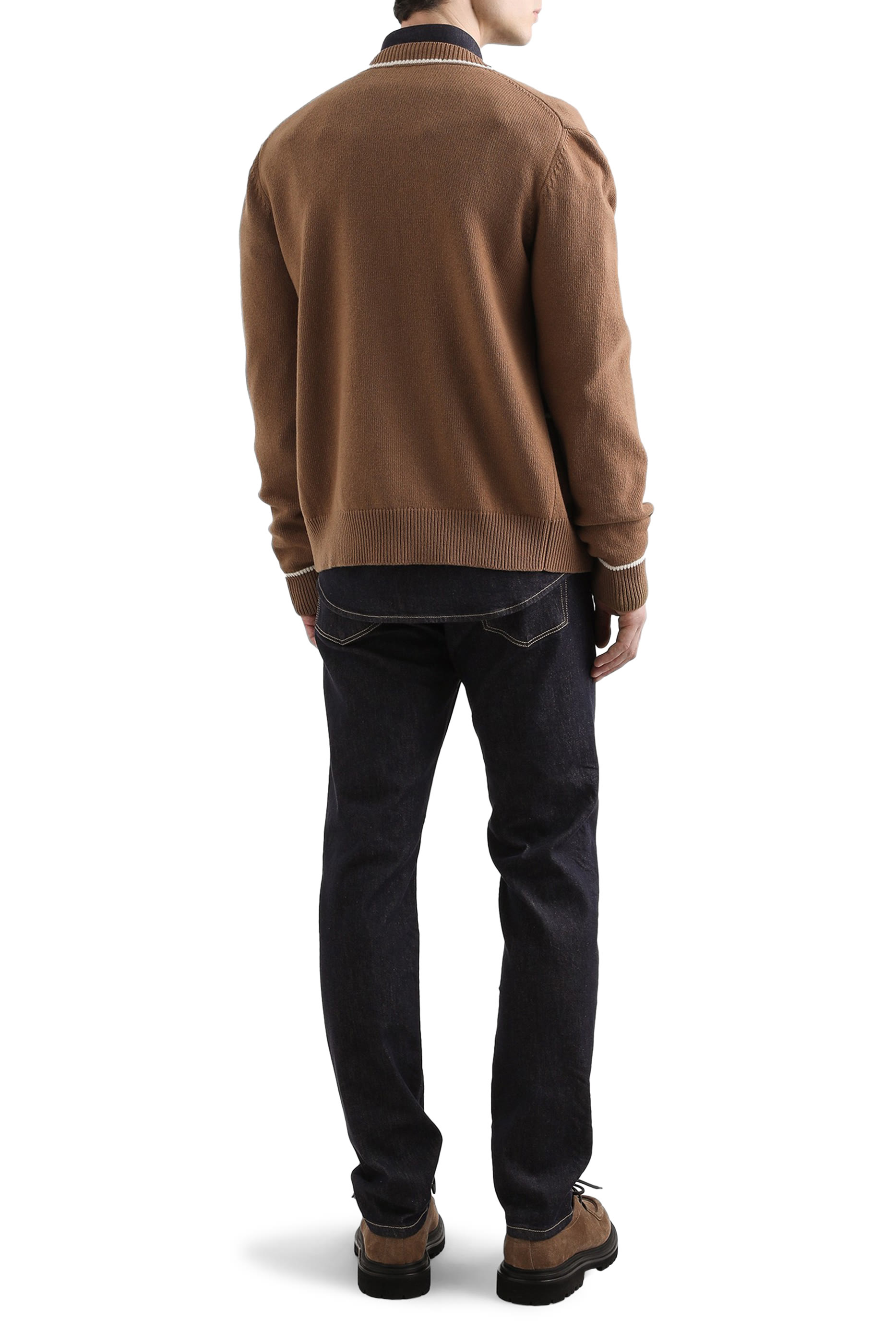 Slim-Fit Stretch Cotton Jeans