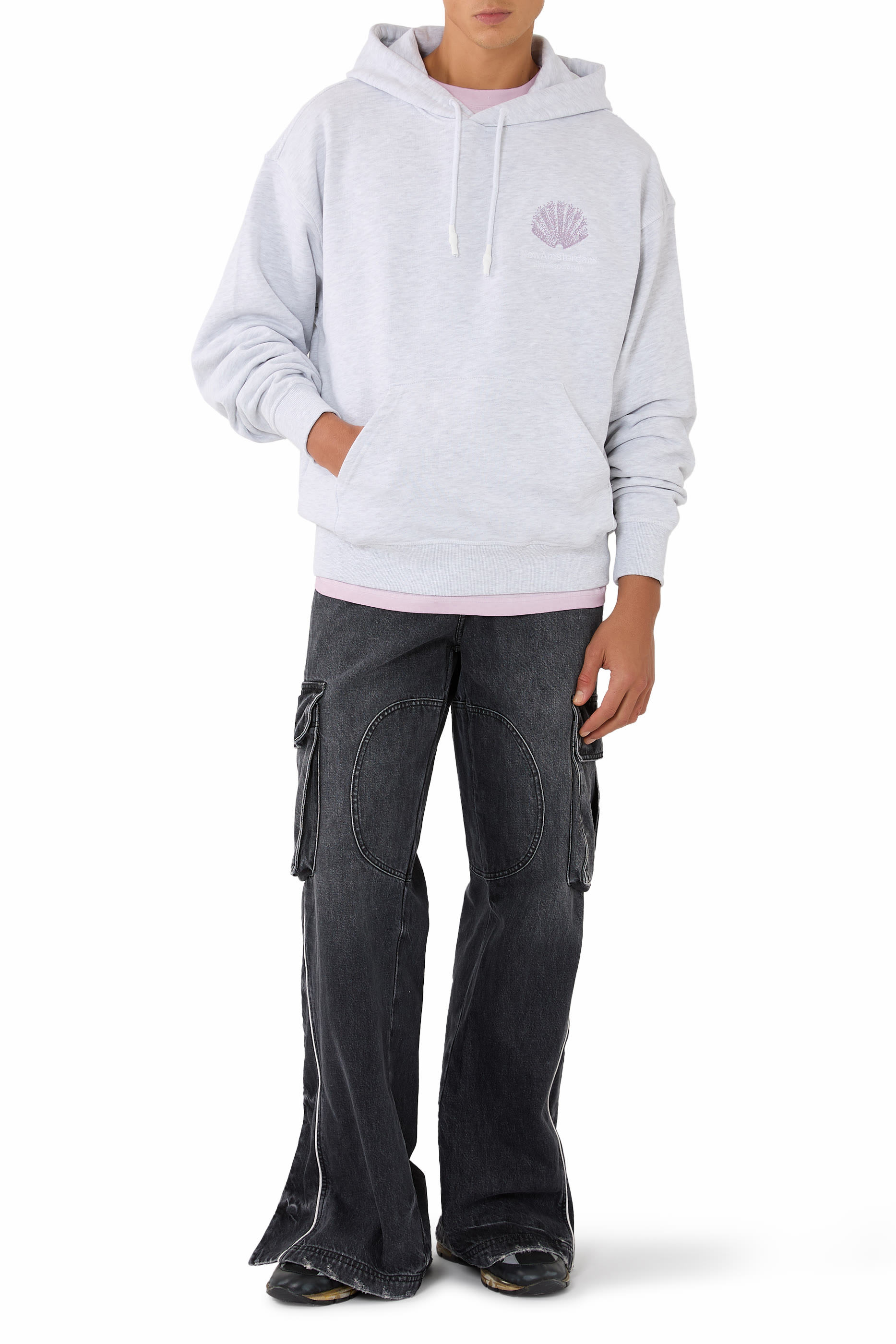 Sprayed Logo Hoodie