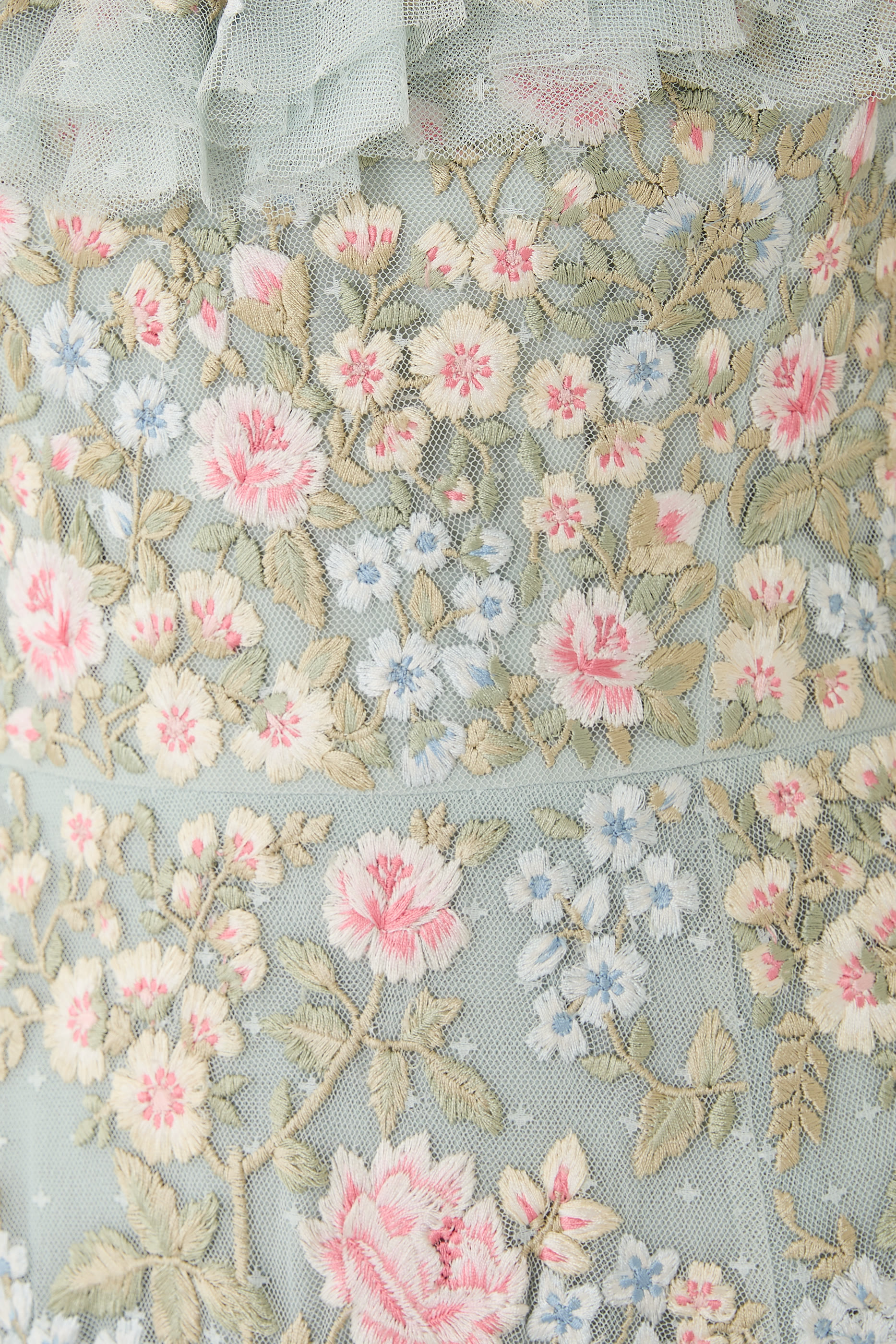 Antoinettes Floral Off-Shoulder Ballerina Dress