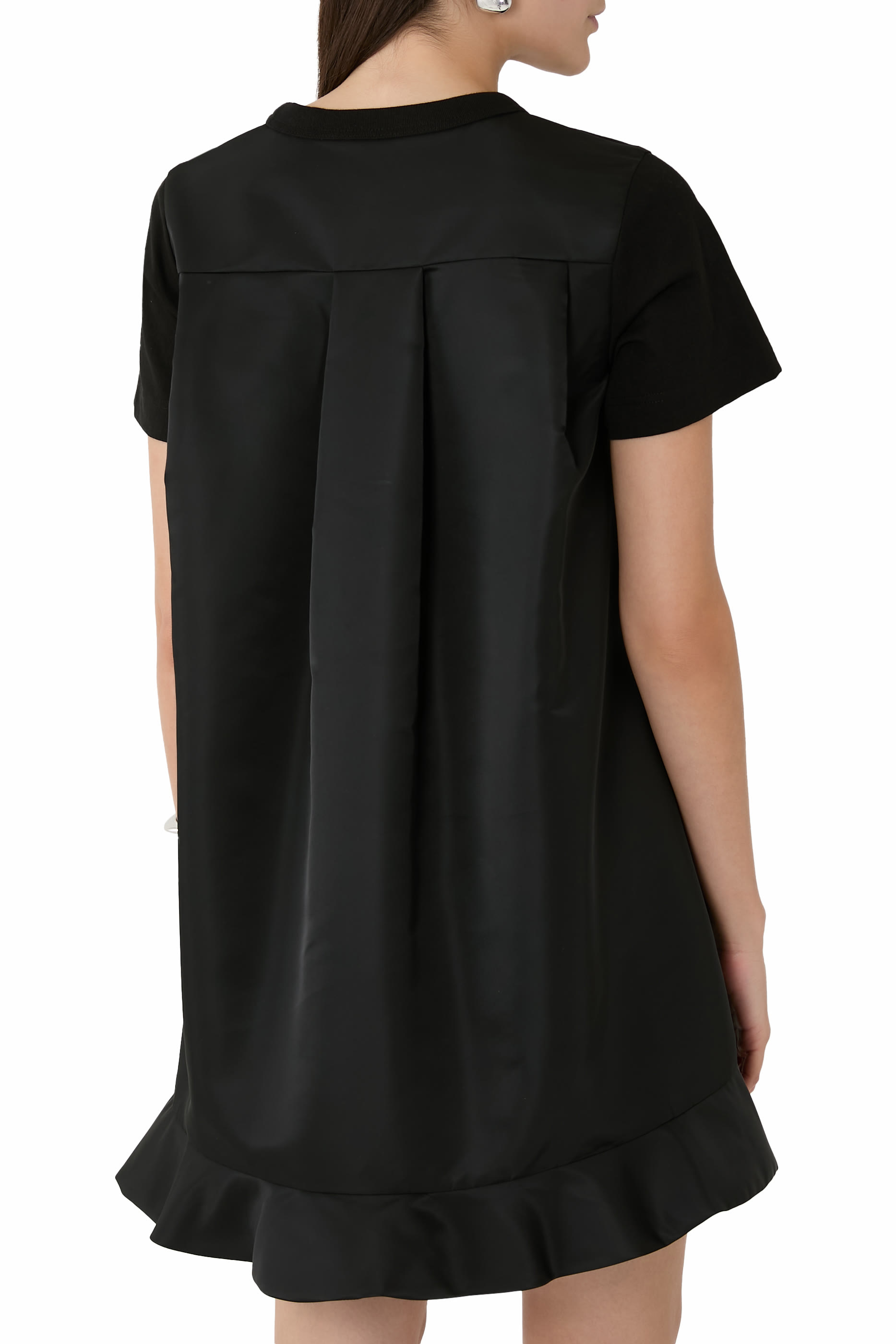 Ruffled Cotton Minidress