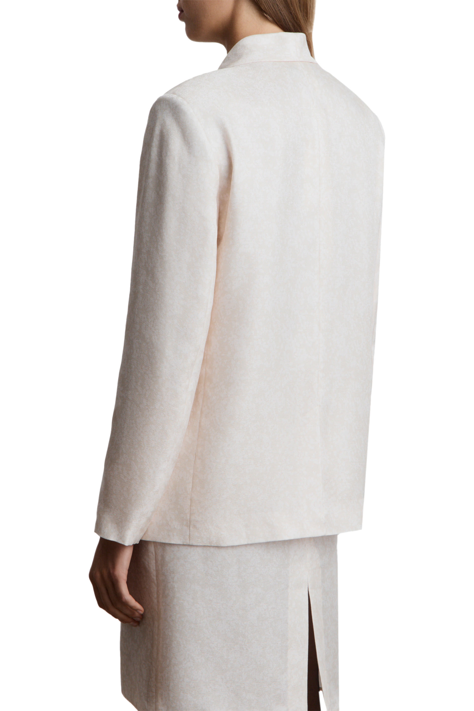 Double-Breasted Linen Blazer