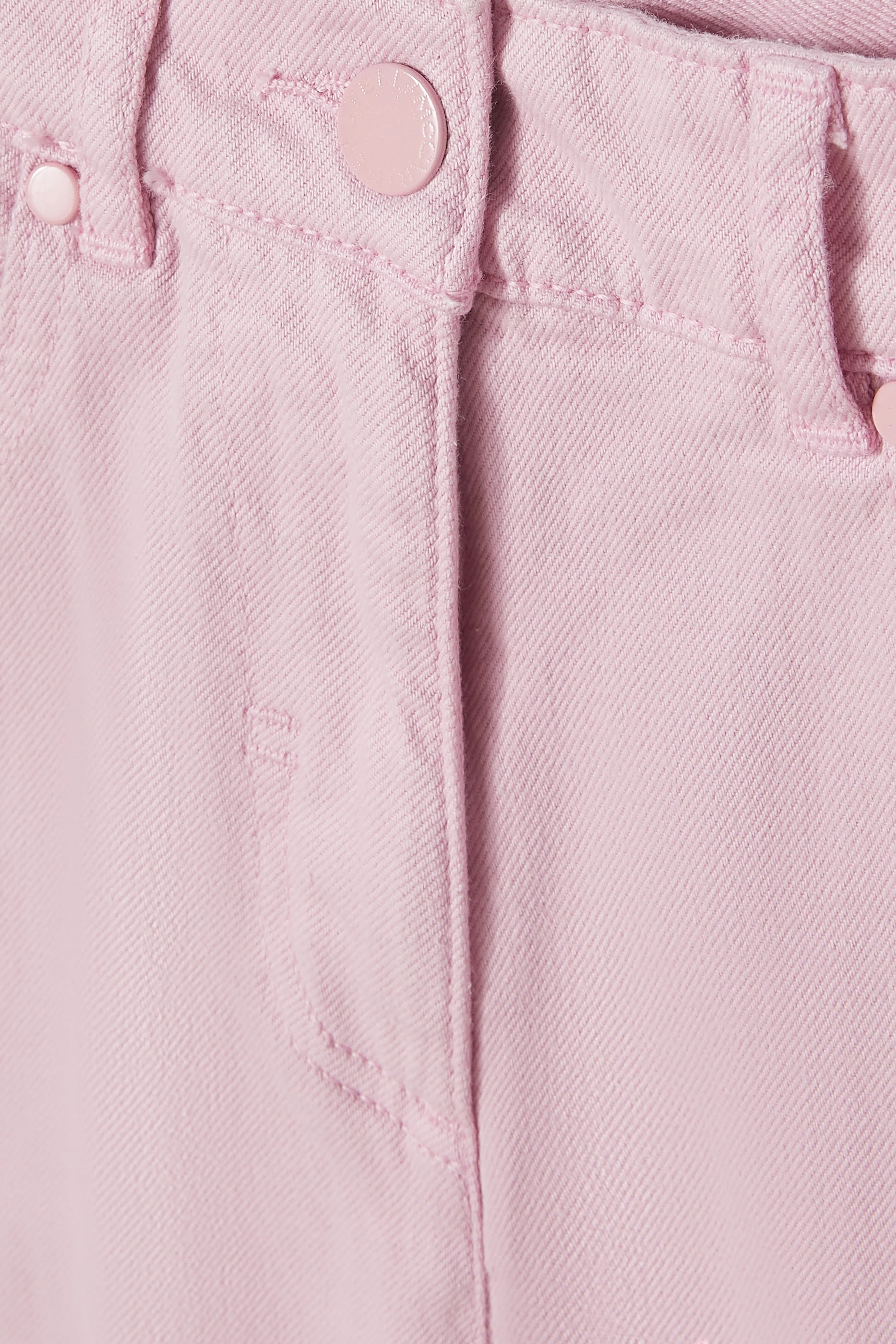 Kids Scallop Trim Denim Jeans