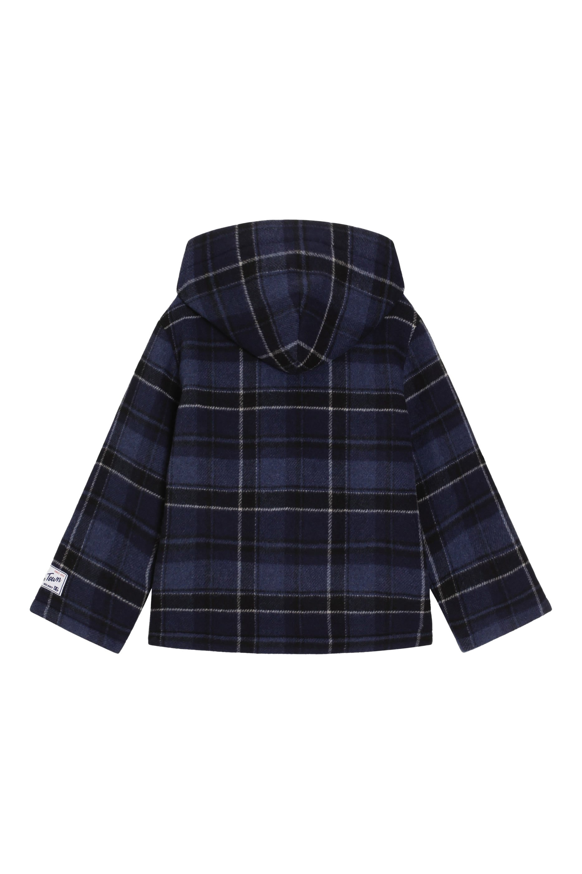 Kids Check Wool Coat