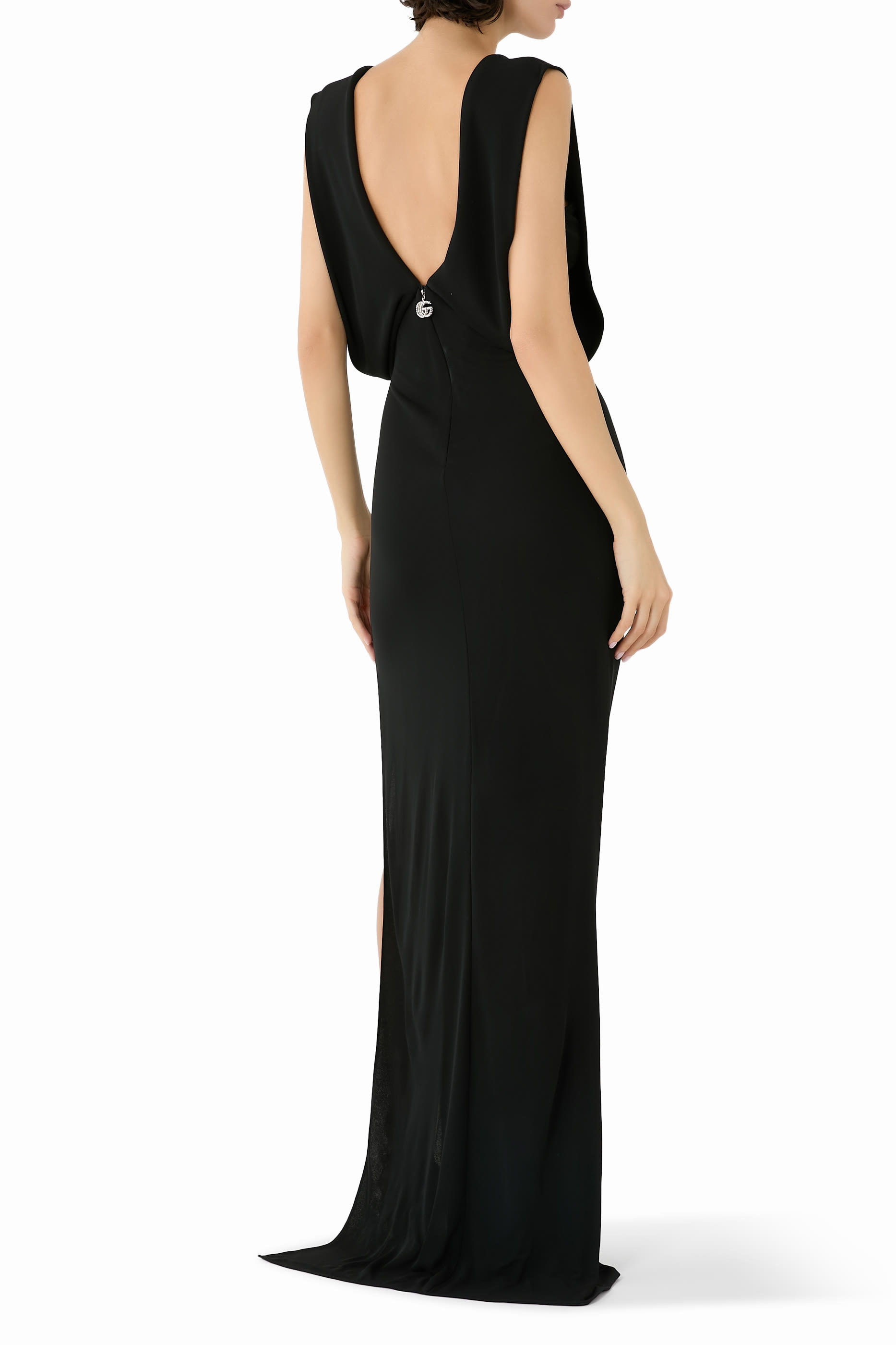 Sleeveless Crepe Jersey Dress