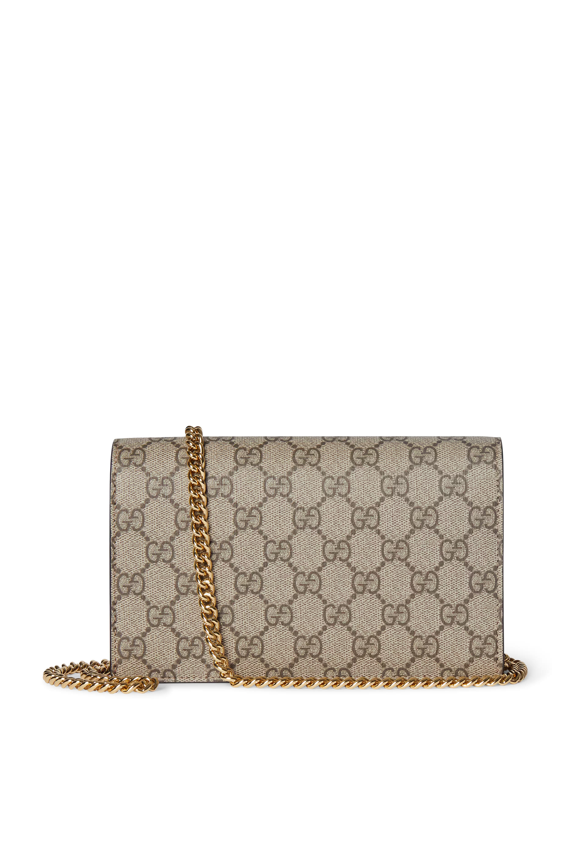 GG Marmont Bi-Color Wallet on Chain