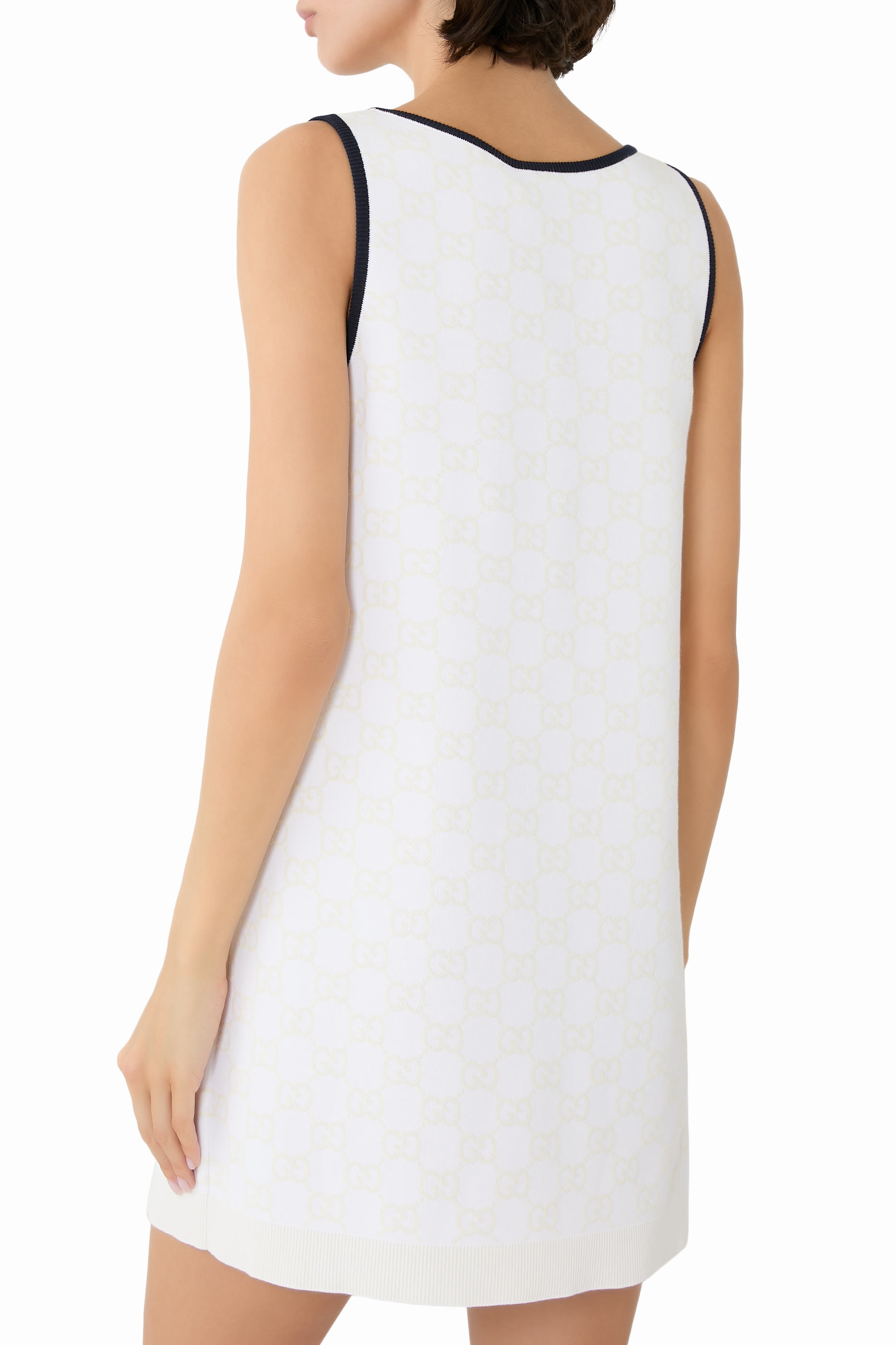 GG Fine Cotton Jacquard Dress