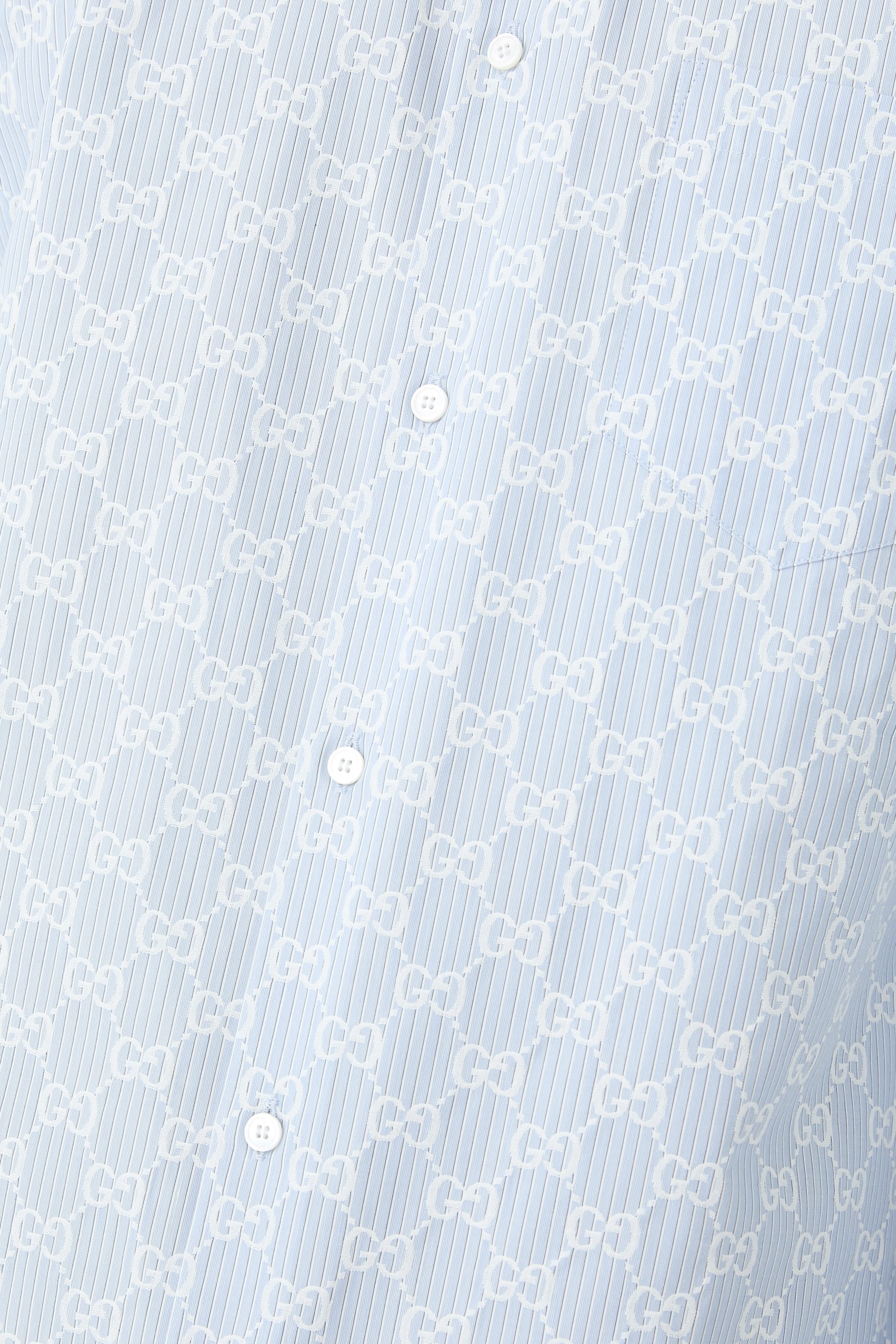  Striped GG Cotton Jacquard Shirt 