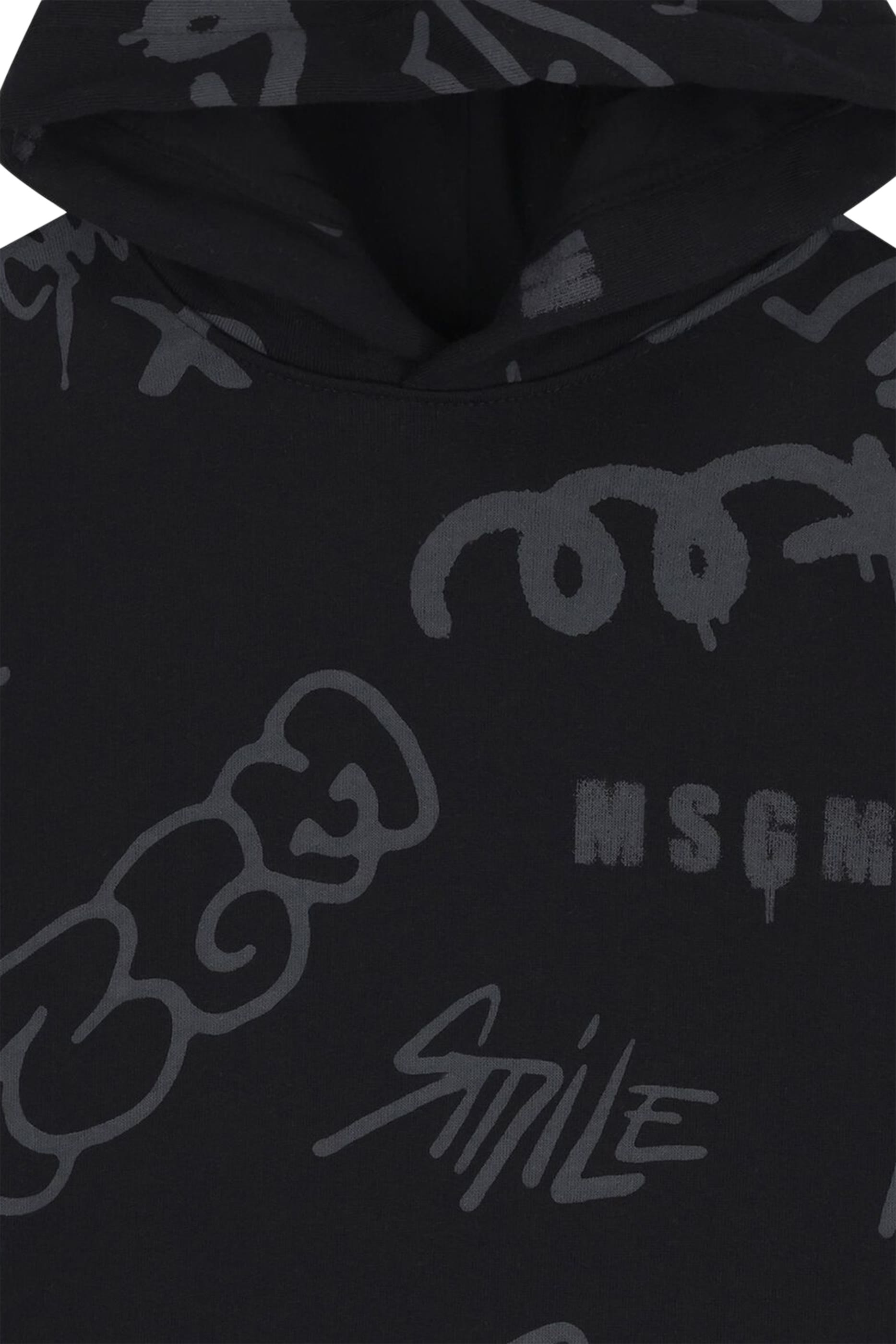 Kids Graffiti Cotton Hoodie