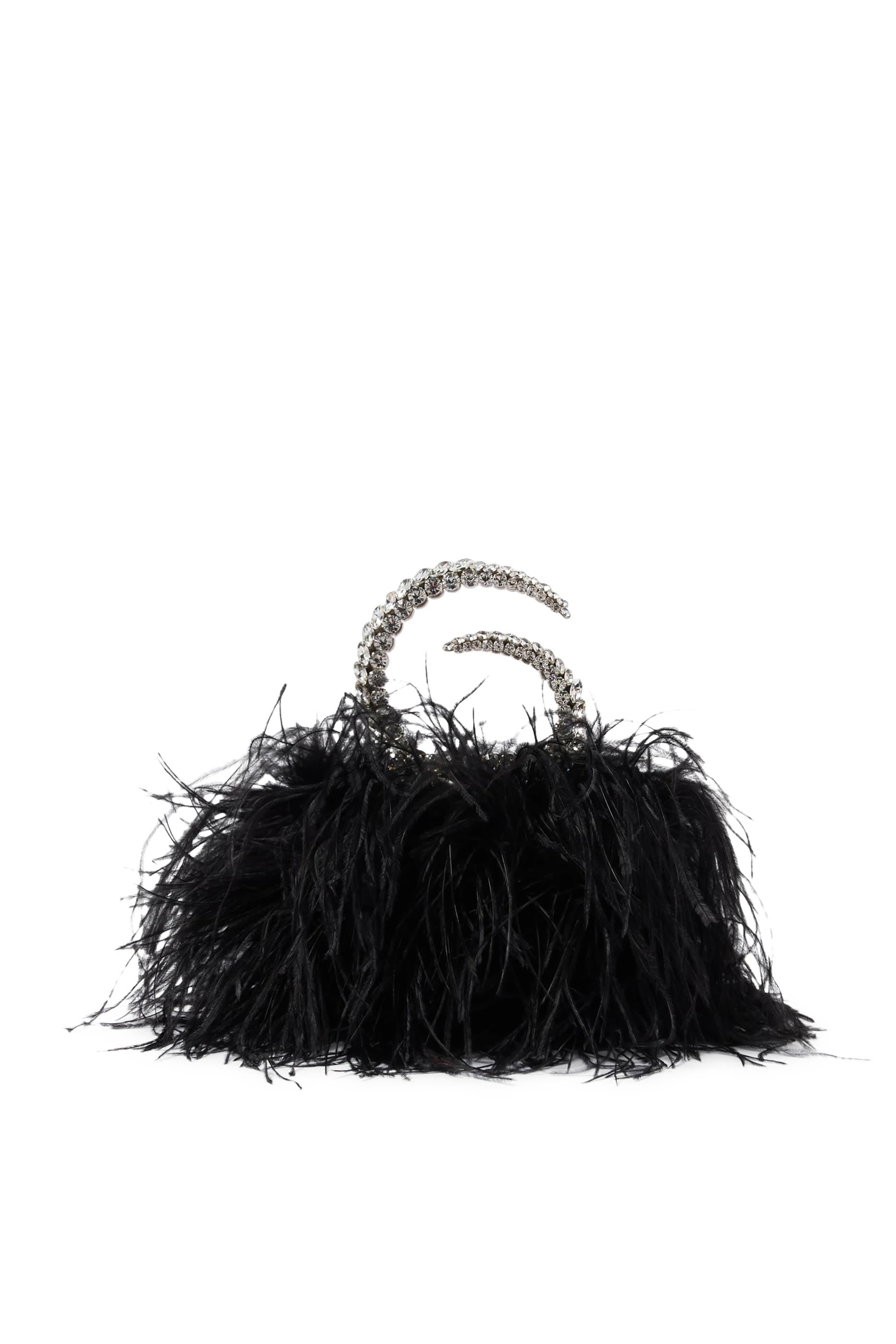 Karma Feather Clutch Bag