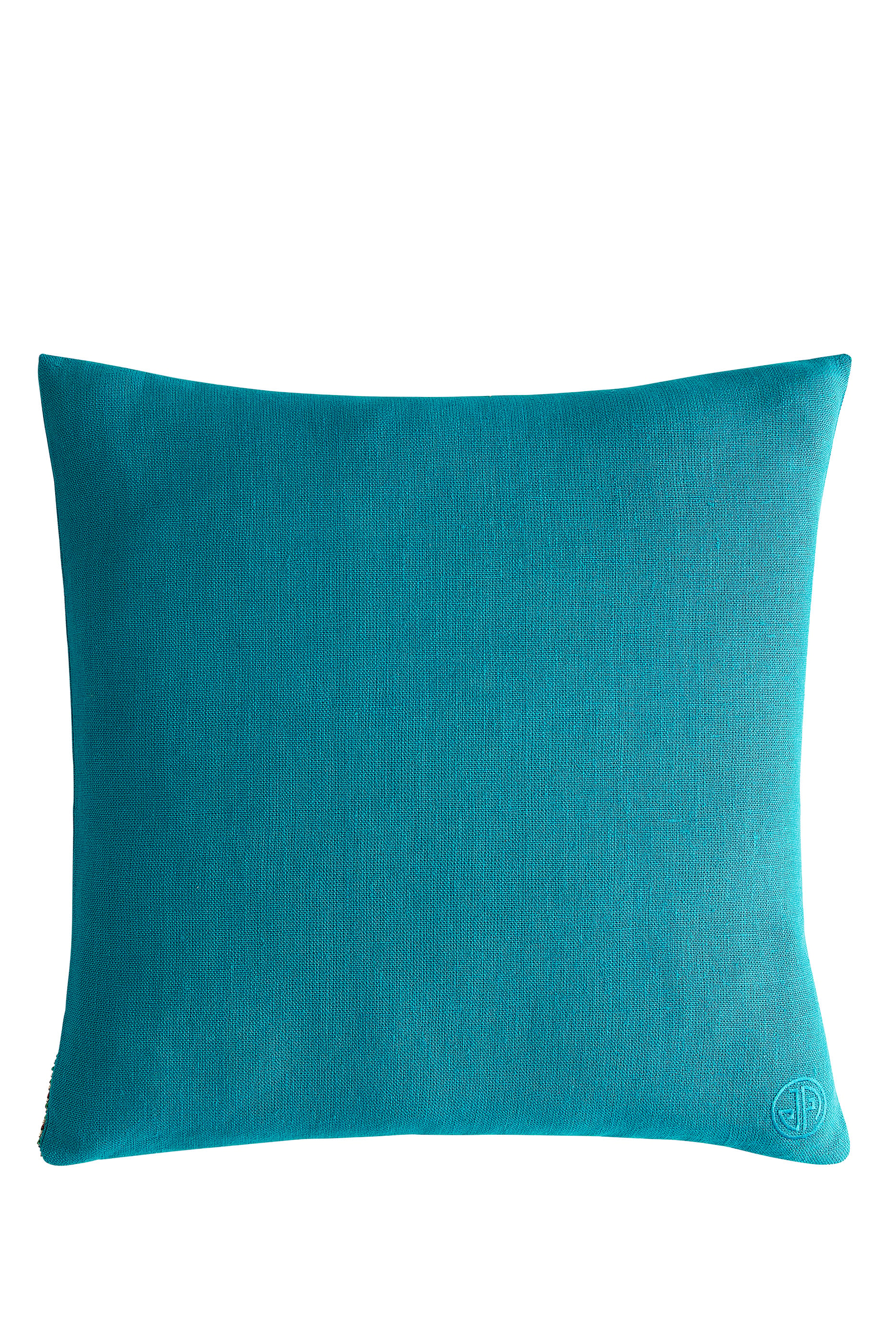 Peacock Beaded Cushion 