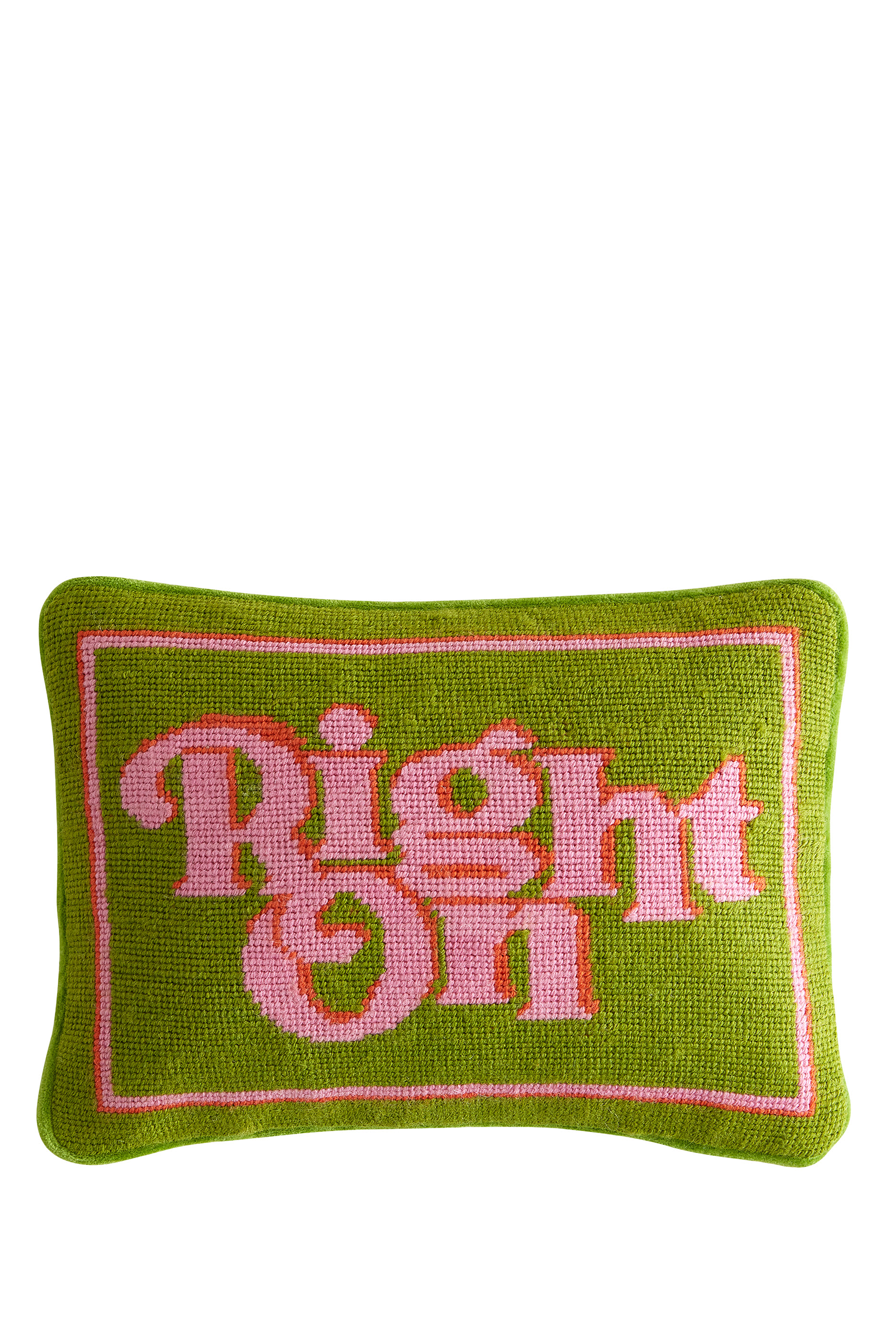 Right On Needlepoint Cushion