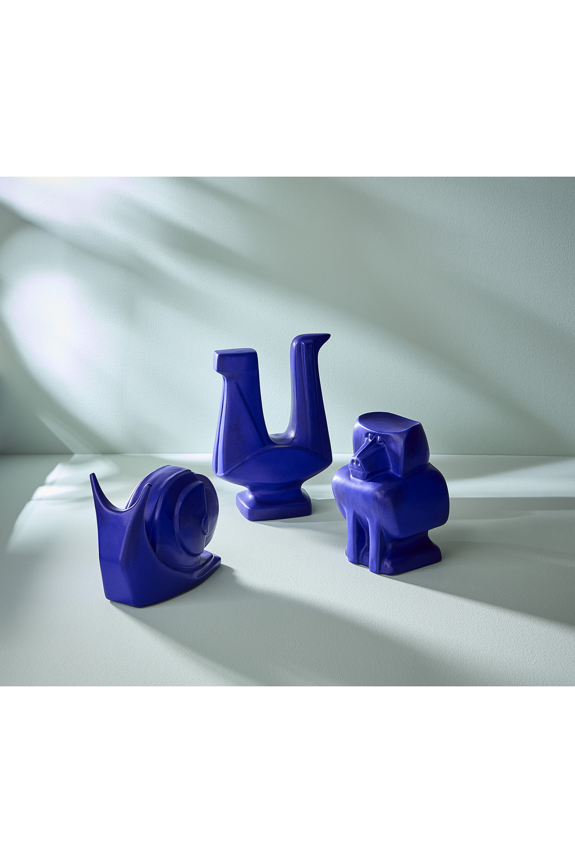 Cobalt Baboon Objet
