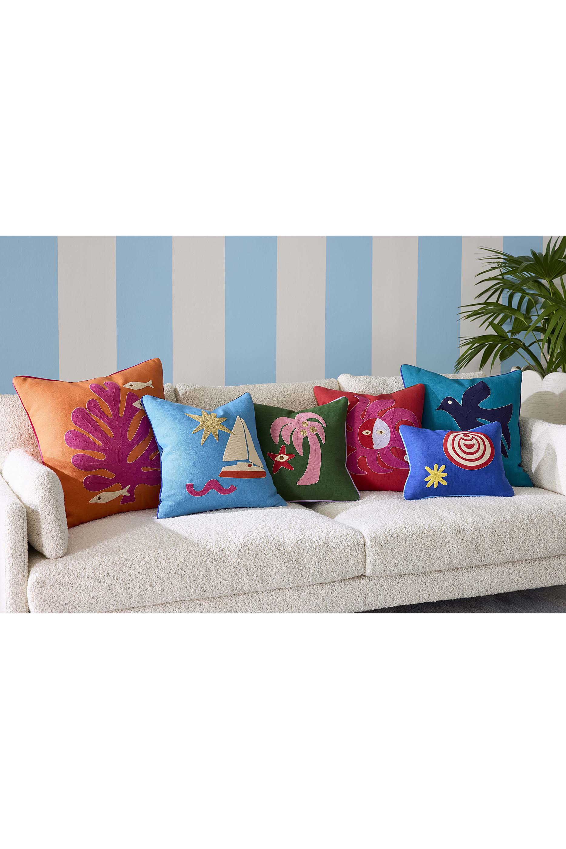 Playa Corded Sailboat Cushion
