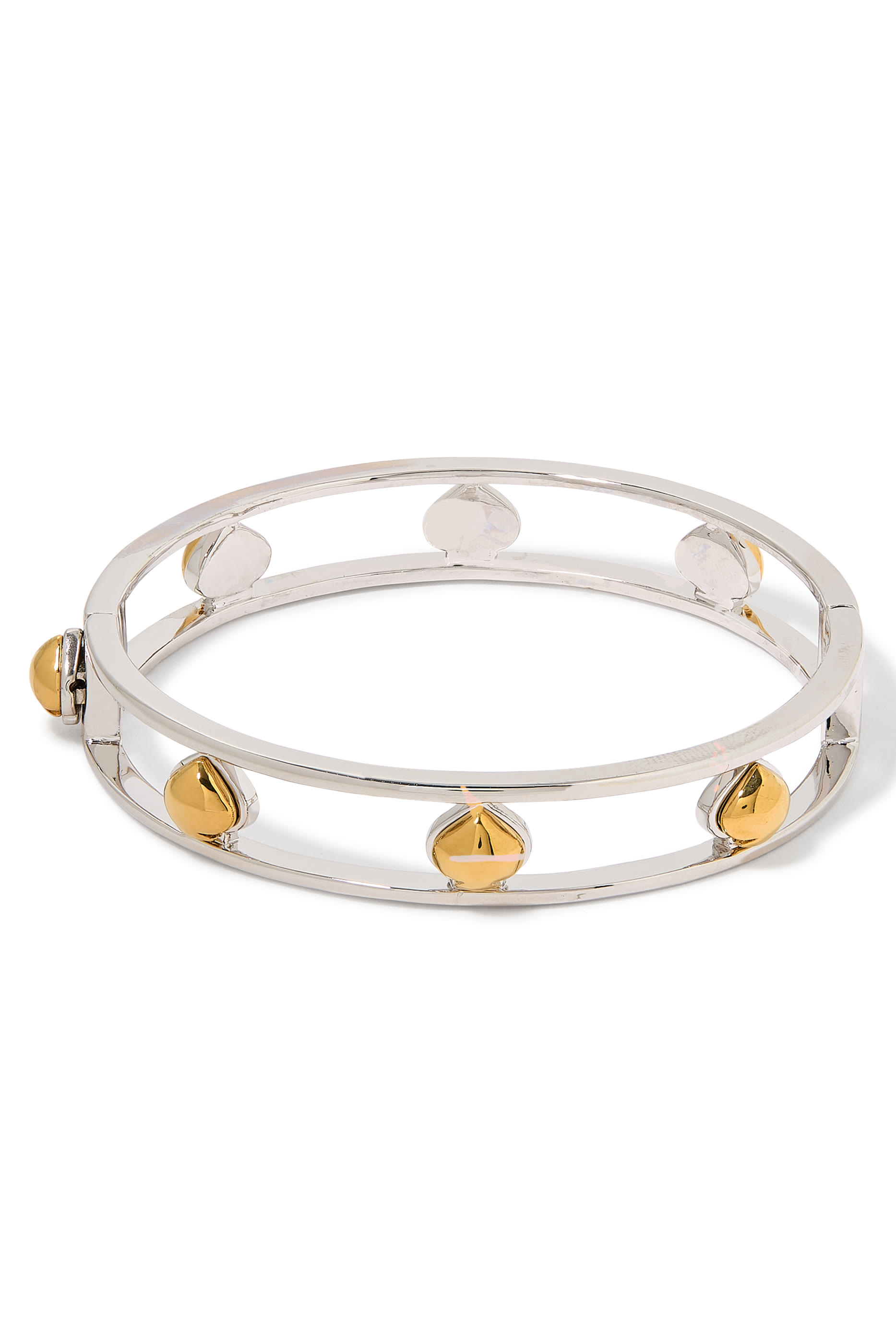 Sculpted Spade Cut Out Bangle