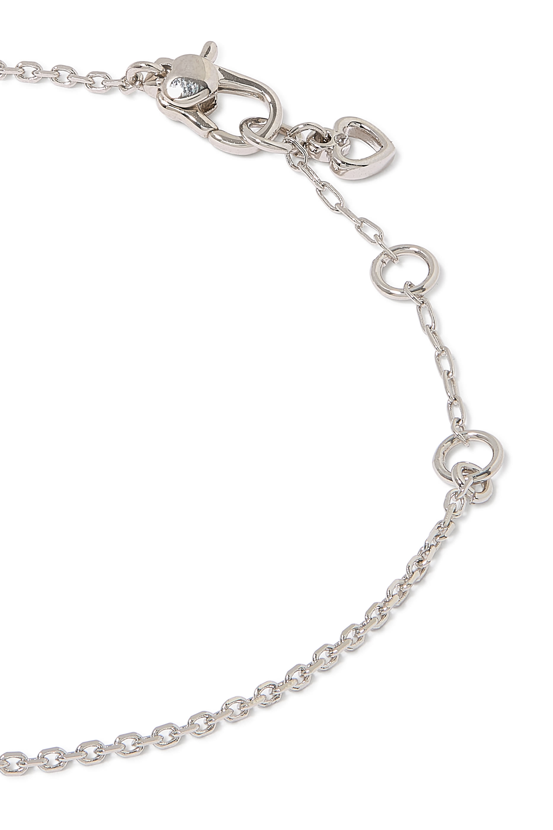 Molten Glass Solitaire Bracelet, Brass & Cubic Zirconia