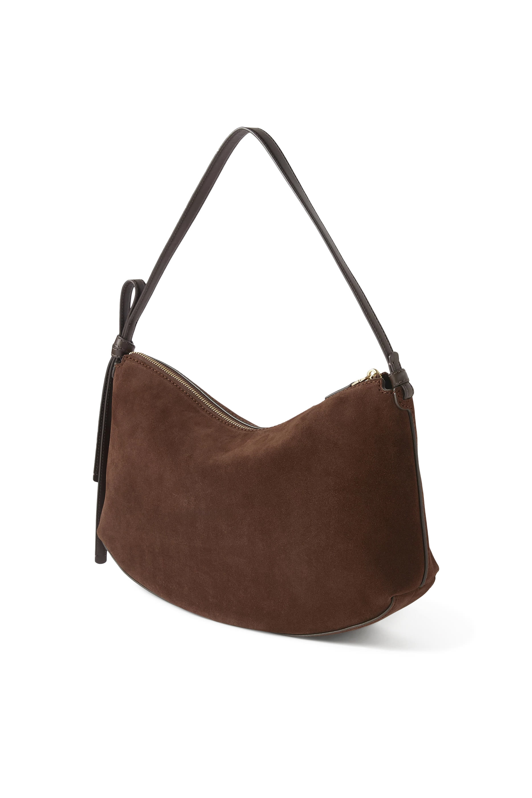 Loop Suede Shoulder Bag