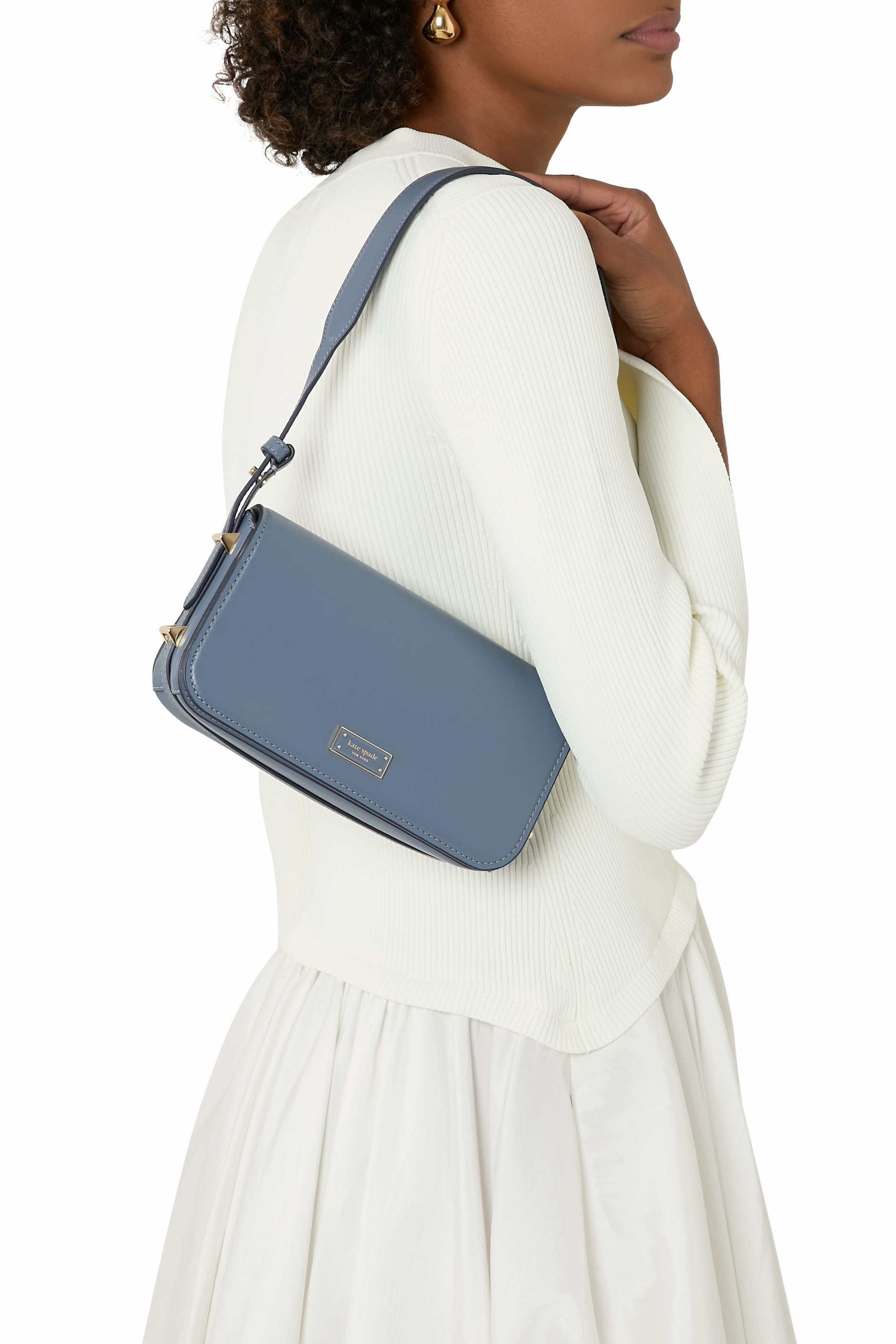  Liv Smooth Leather Shoulder Bag