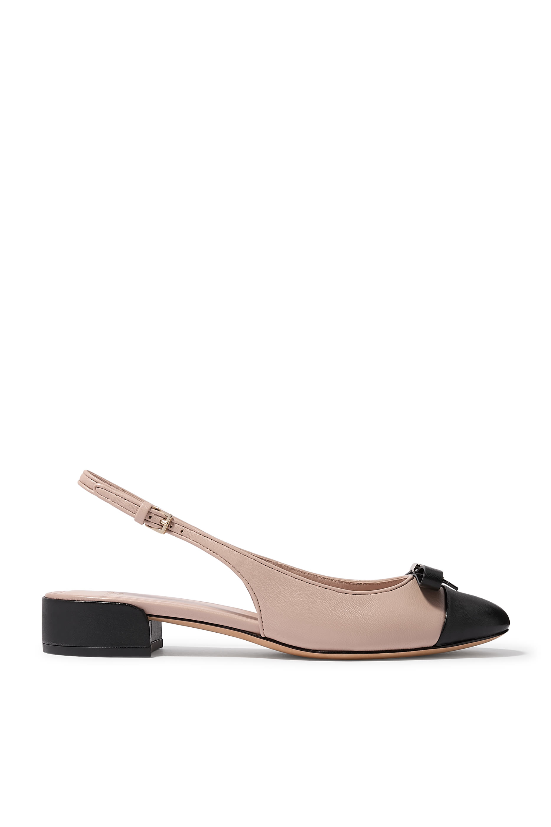 Deco Bow Slingback Pumps