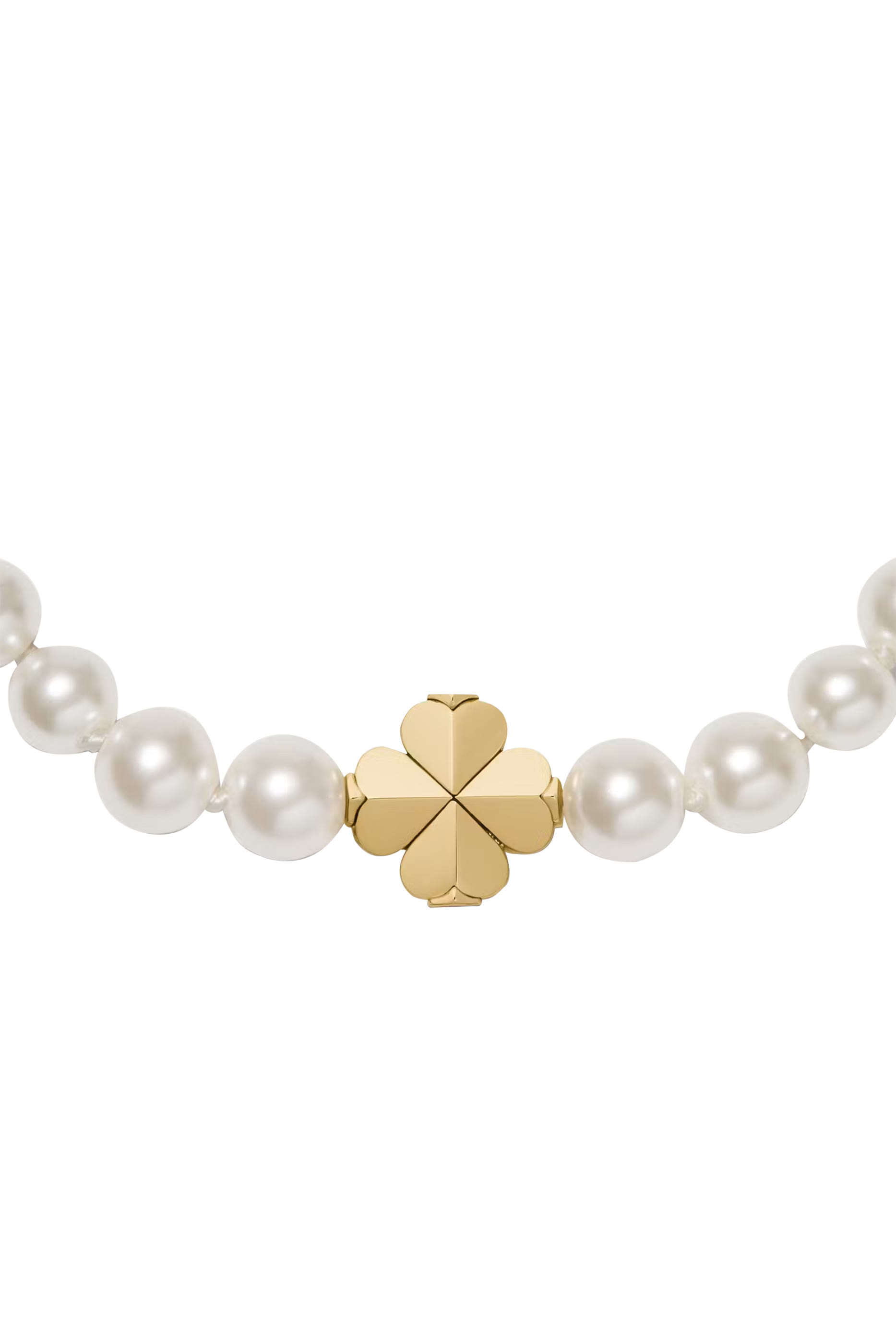 Spade Flower Pearl Bracelet