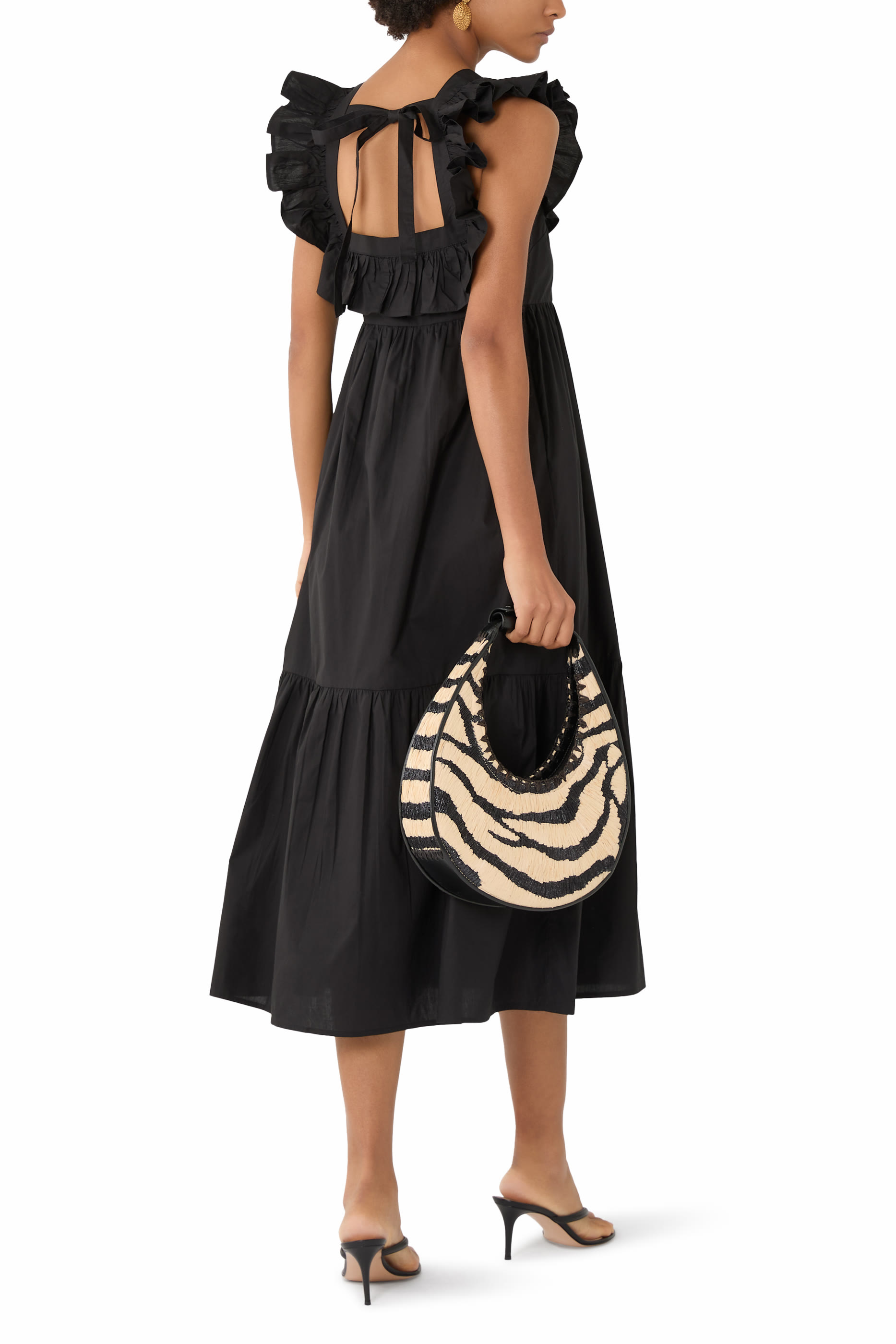 Ruffle Tiered Cassidy Midi Dress 