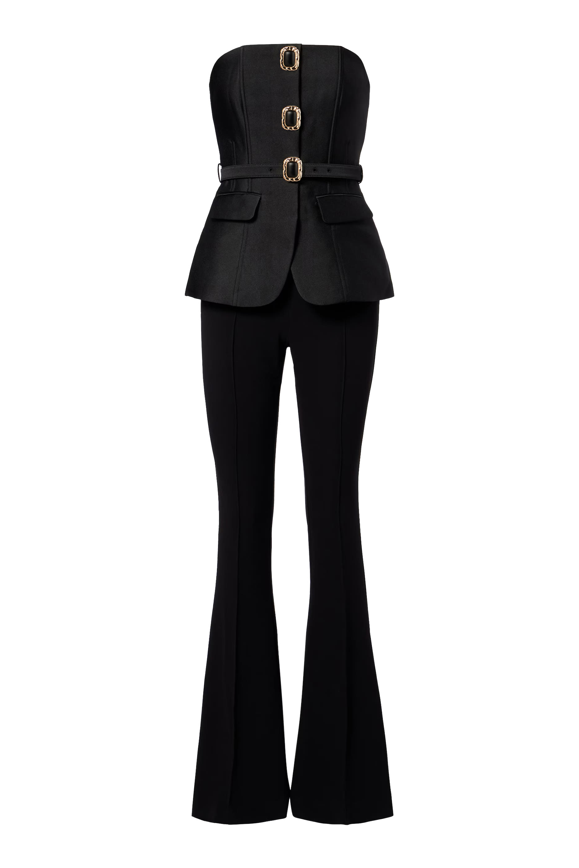Taffeta Bandeau Jumpsuit