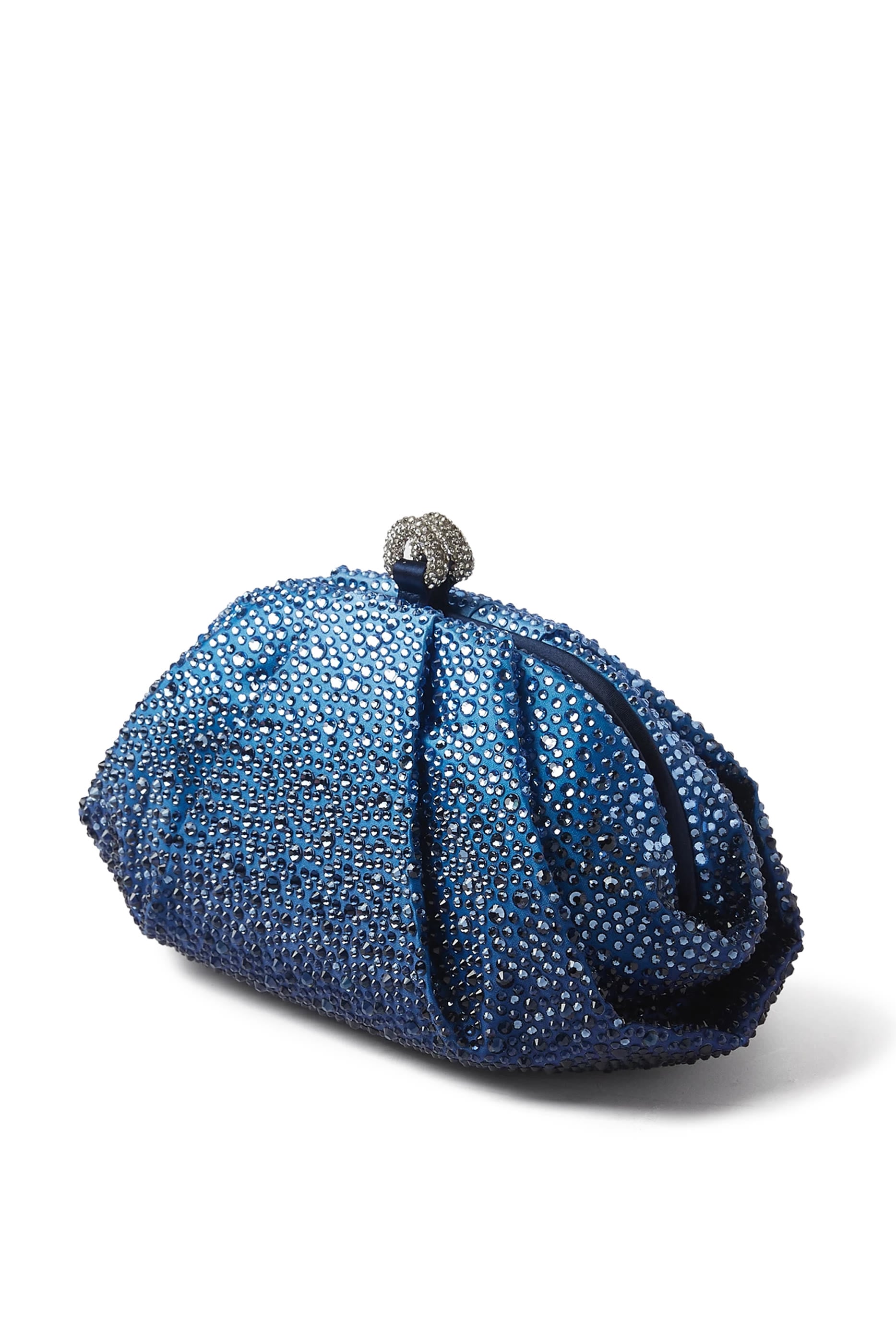 Gemma Crystal Caviar Clutch Bag