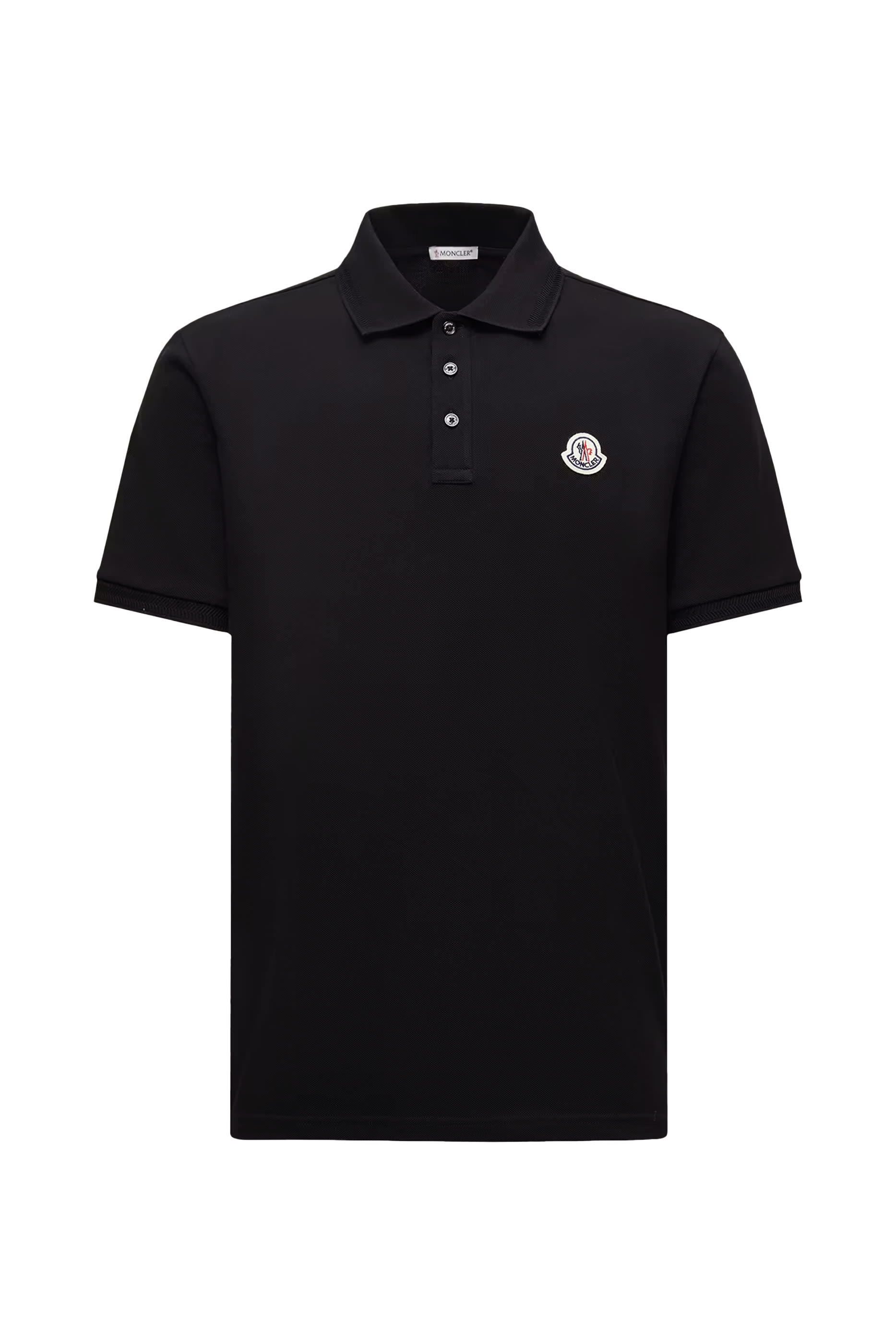  Logo Patch Cotton Piquet Polo Shirt