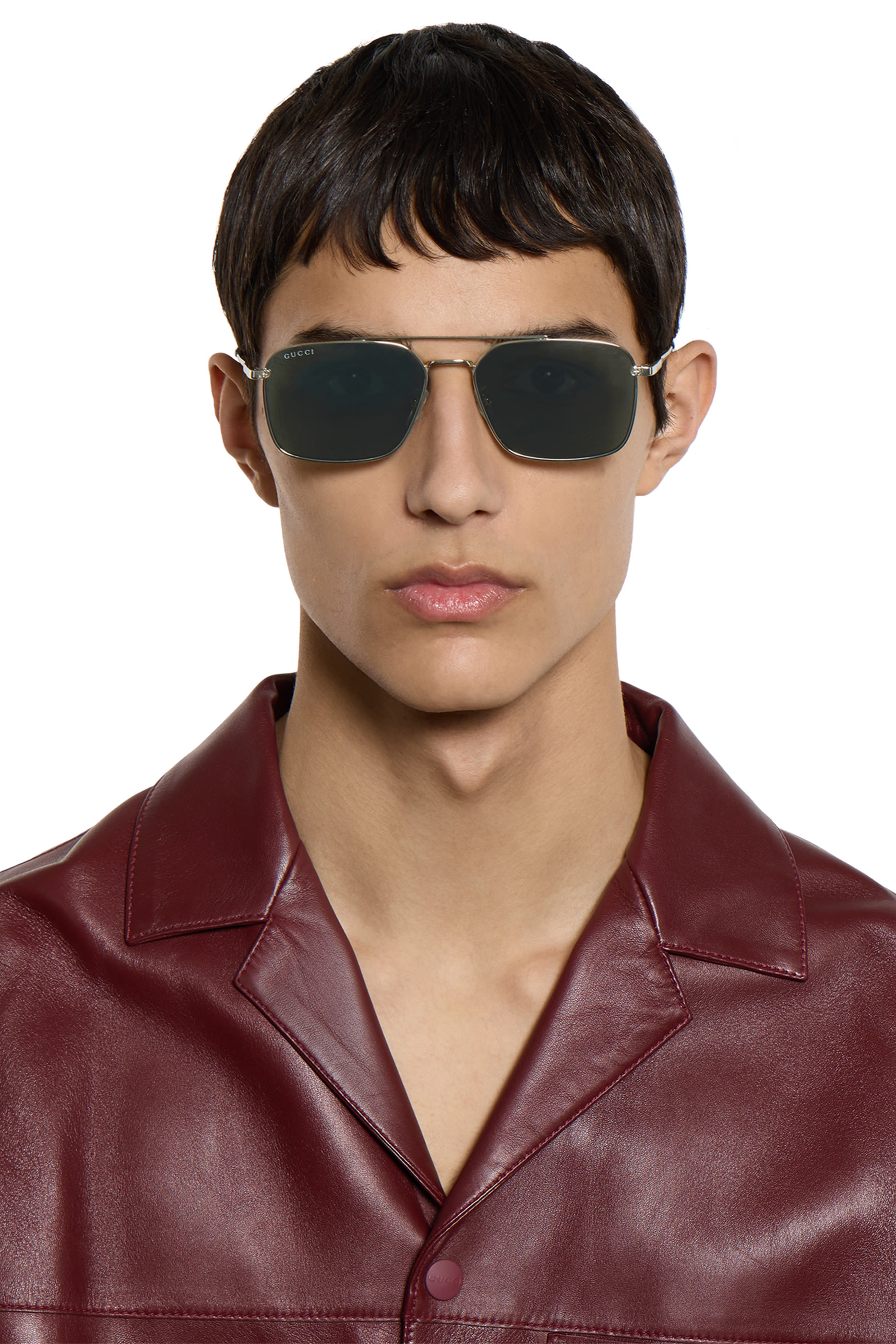 GG1957SA Specialized-Fit Rectangular Sunglasses