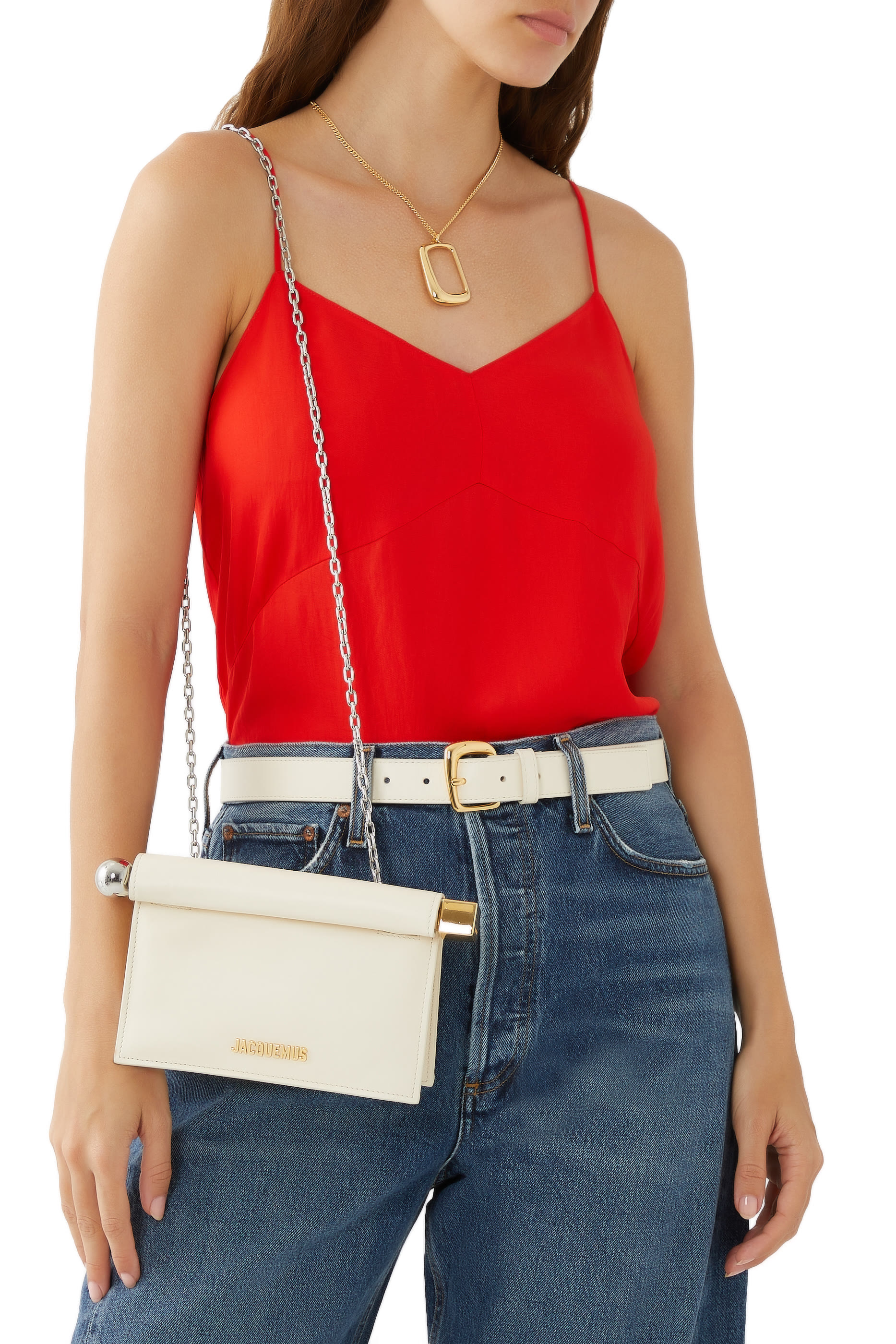 The Small Rond Carré Clutch Bag