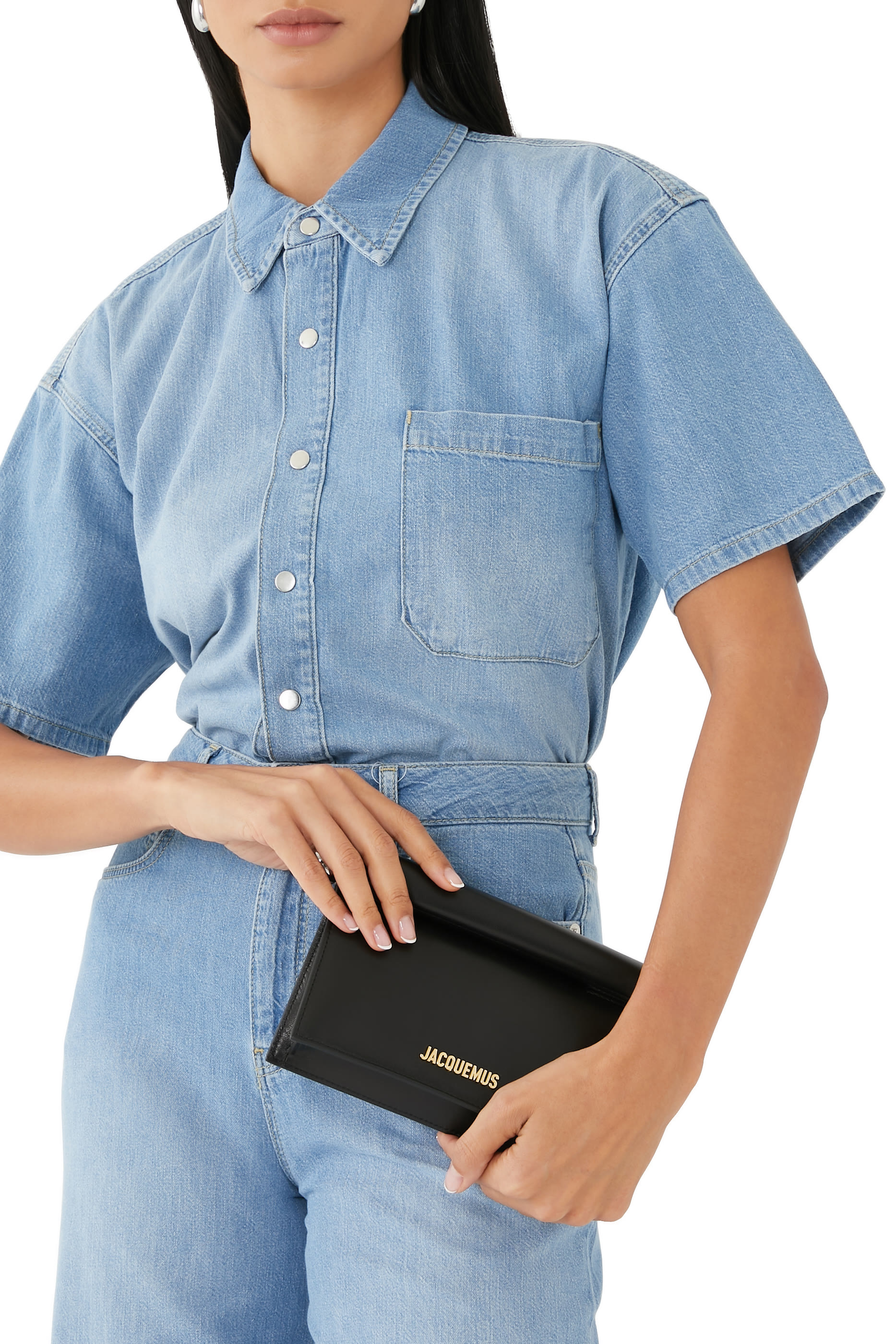 The Small Rond Carré Clutch Bag