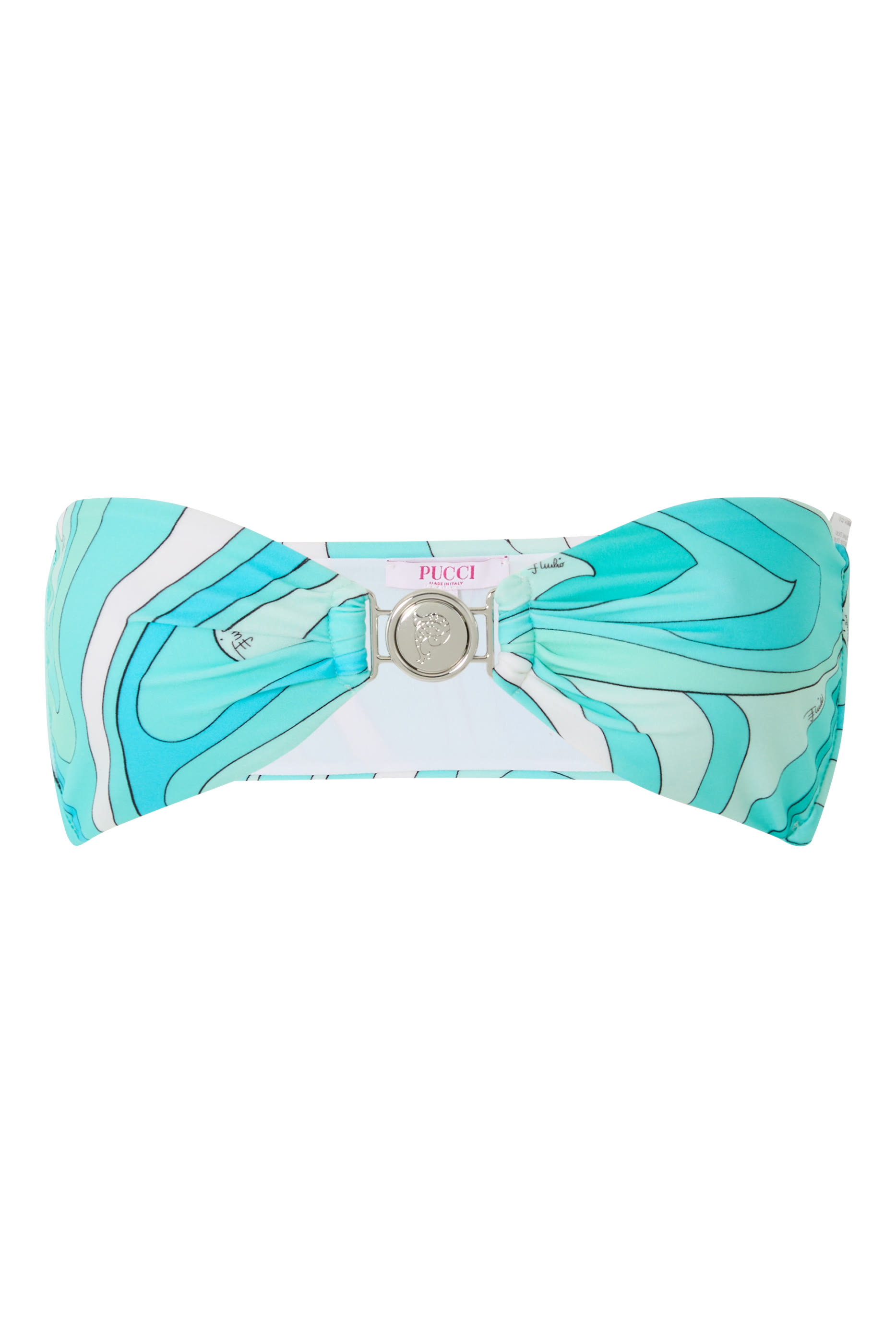 Twist Front Bandeau Bikini Top