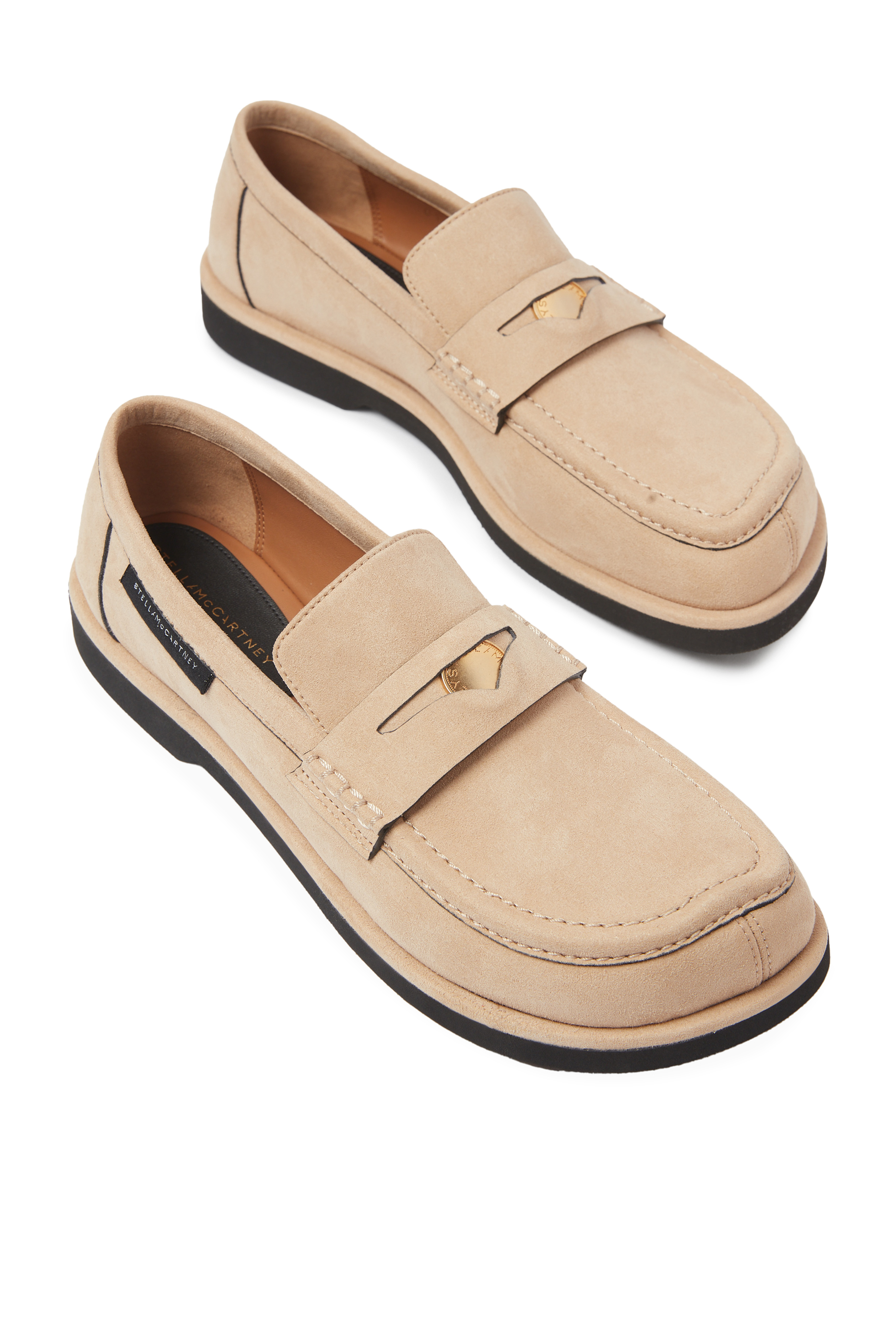 Ryder Penny-Strap Suede Loafers
