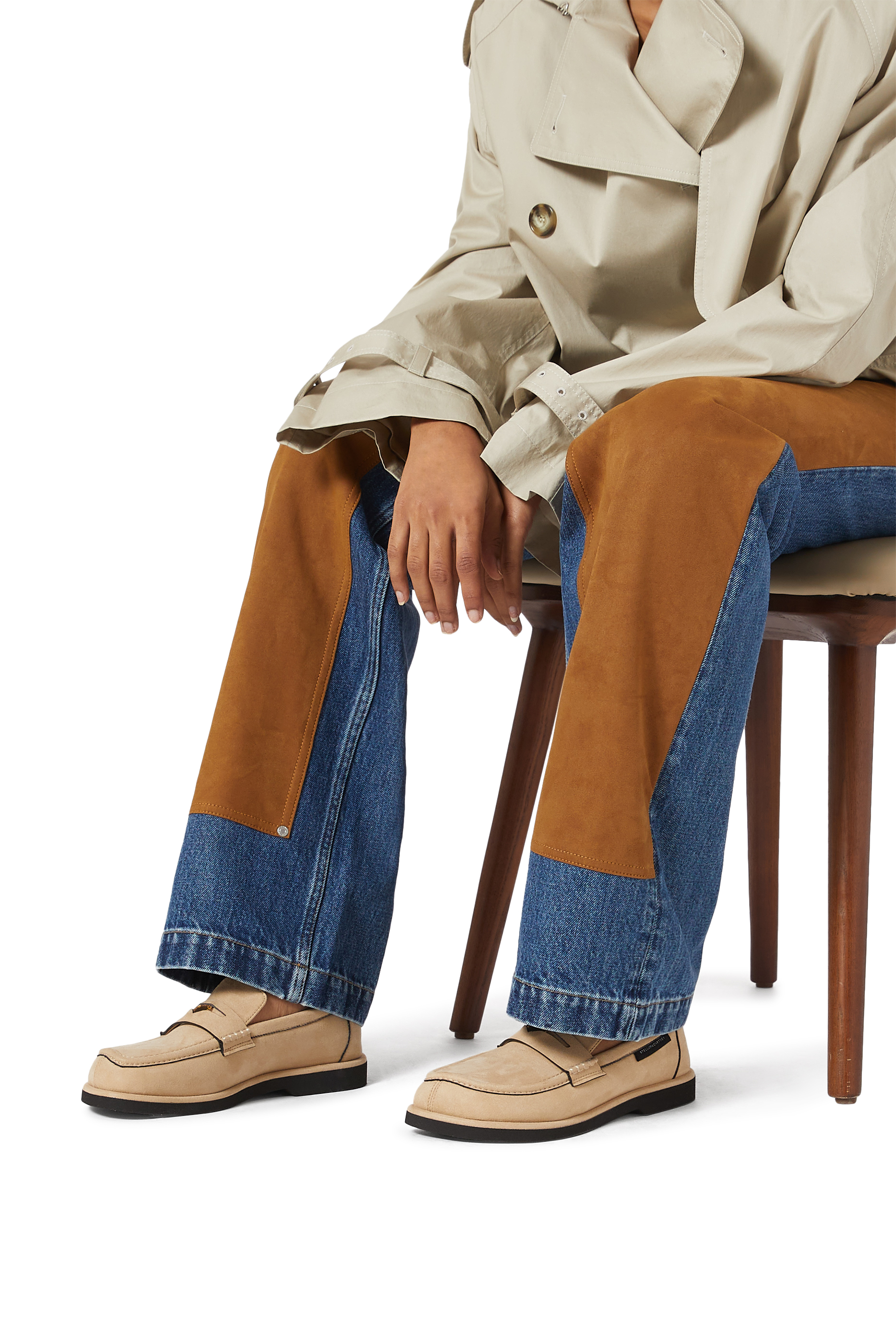 Ryder Penny-Strap Suede Loafers