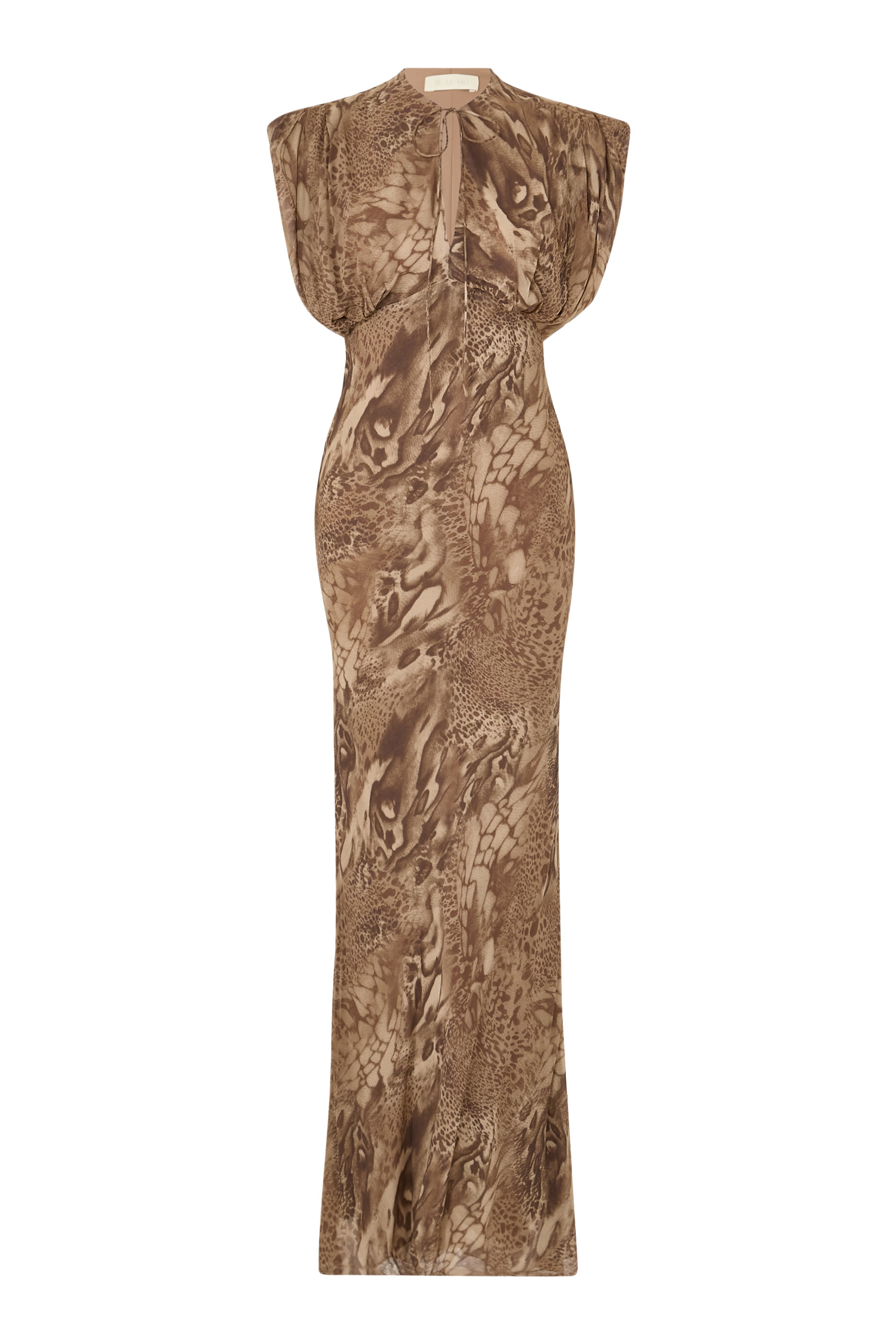Ceres Maxi Dress in Guepardo Georgette Chiffon