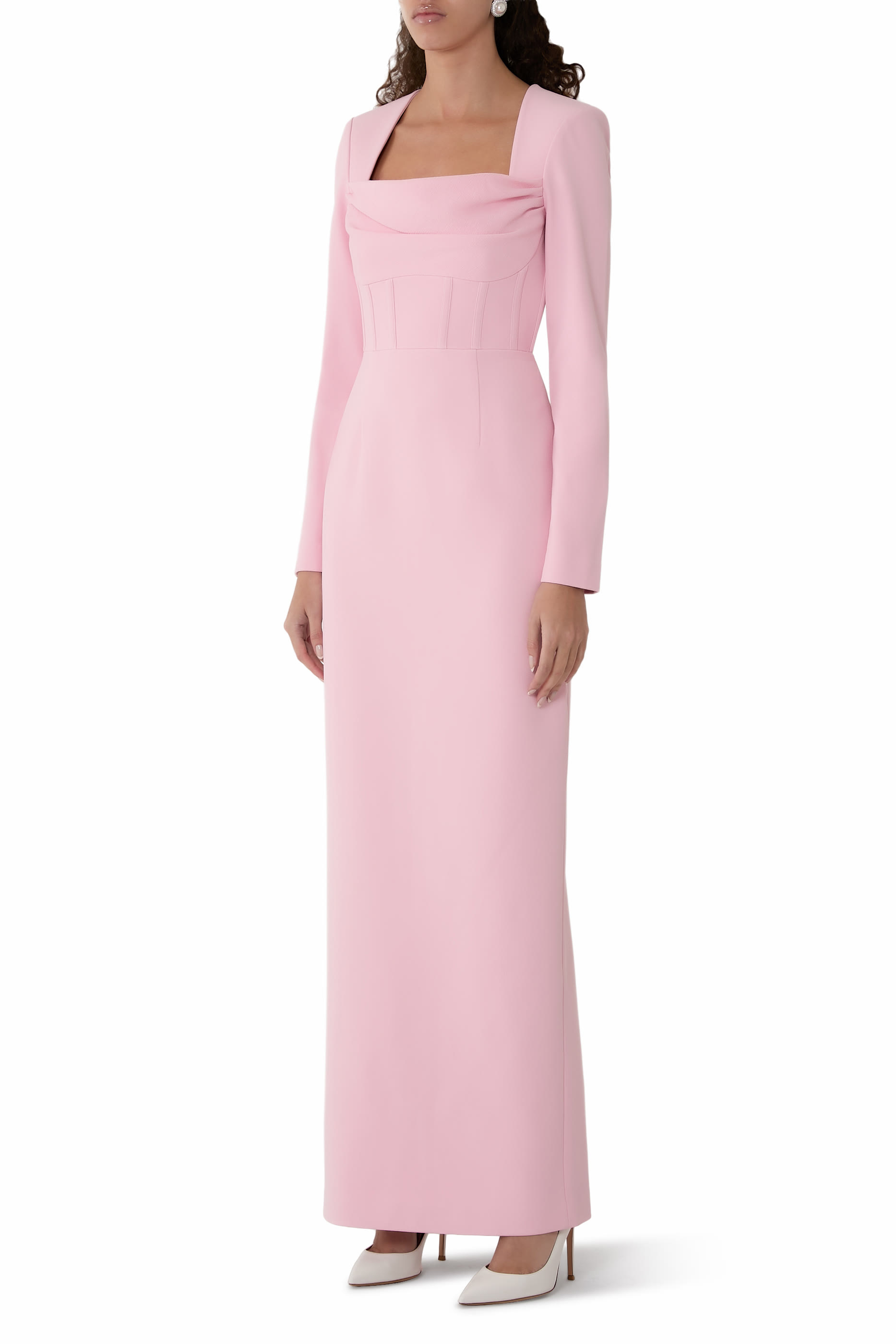 فستان سهرة نيمي