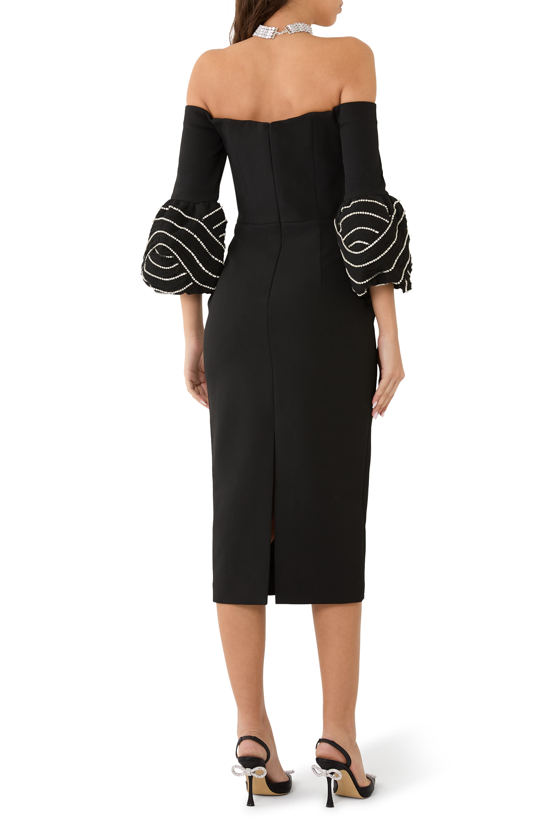 Bellatrix Off The Shoulder Midi Dress