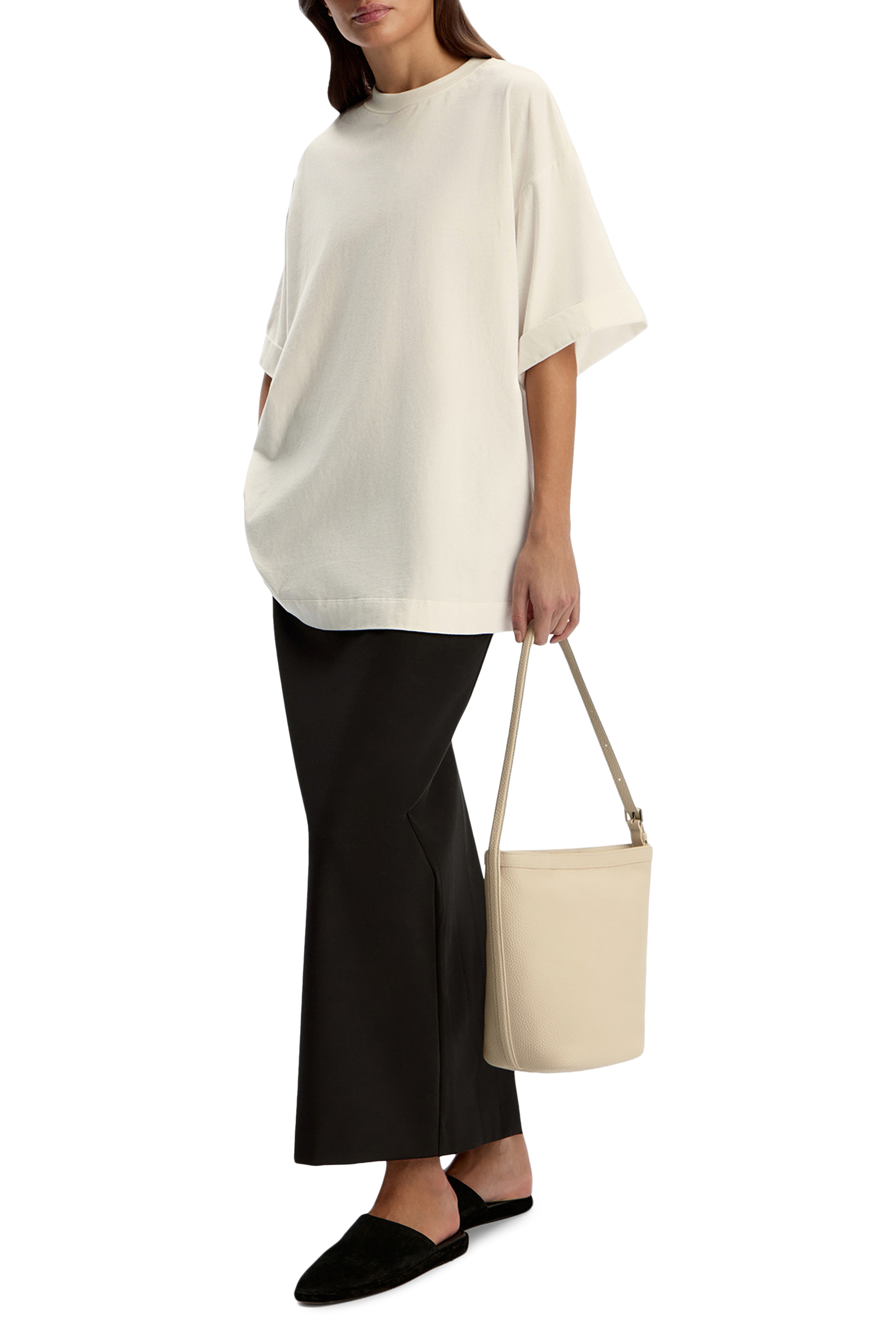 Leather Bucket Bag