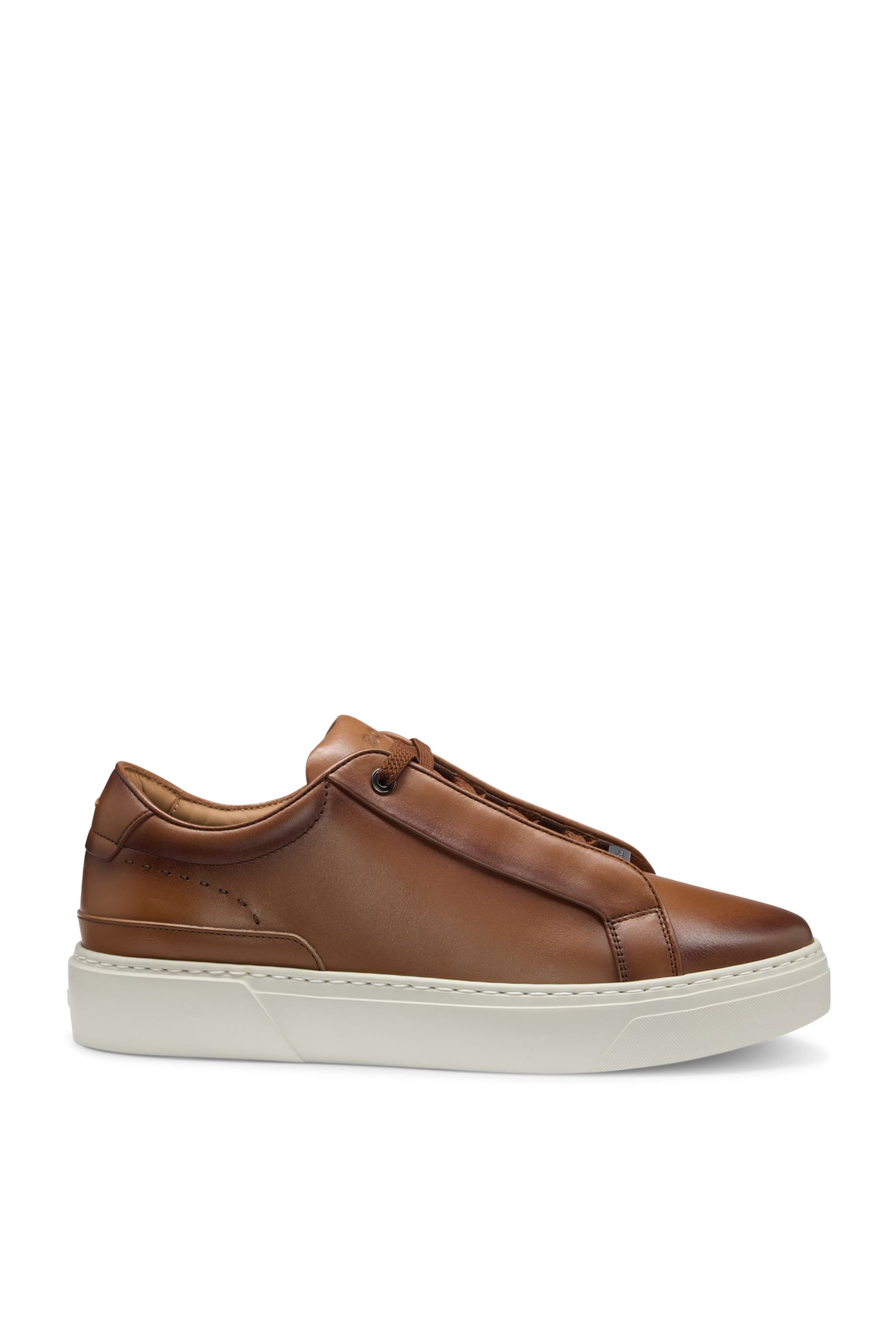 Gary Leather Sneakers With Hidden Laces
