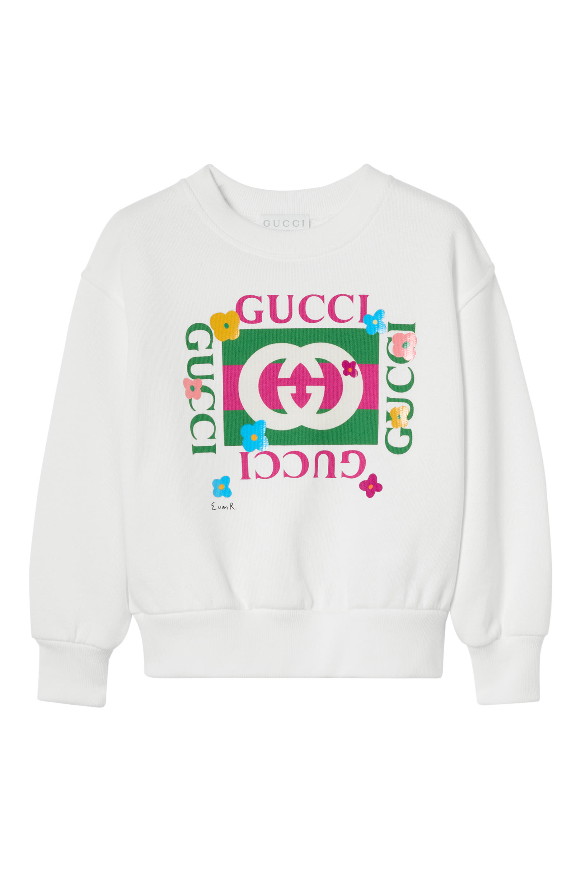 Kids Logo-Print Cotton Sweatshirt