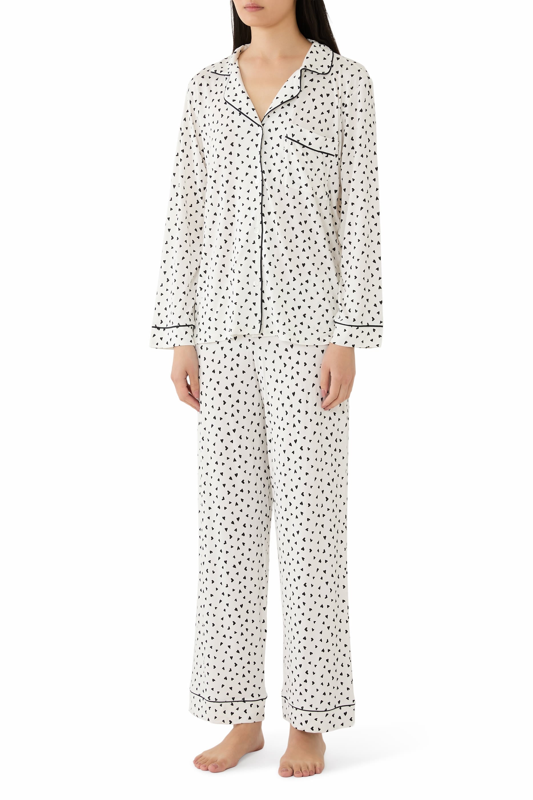 Gisele Printed TENCEL™ Modal Long Pajama Set