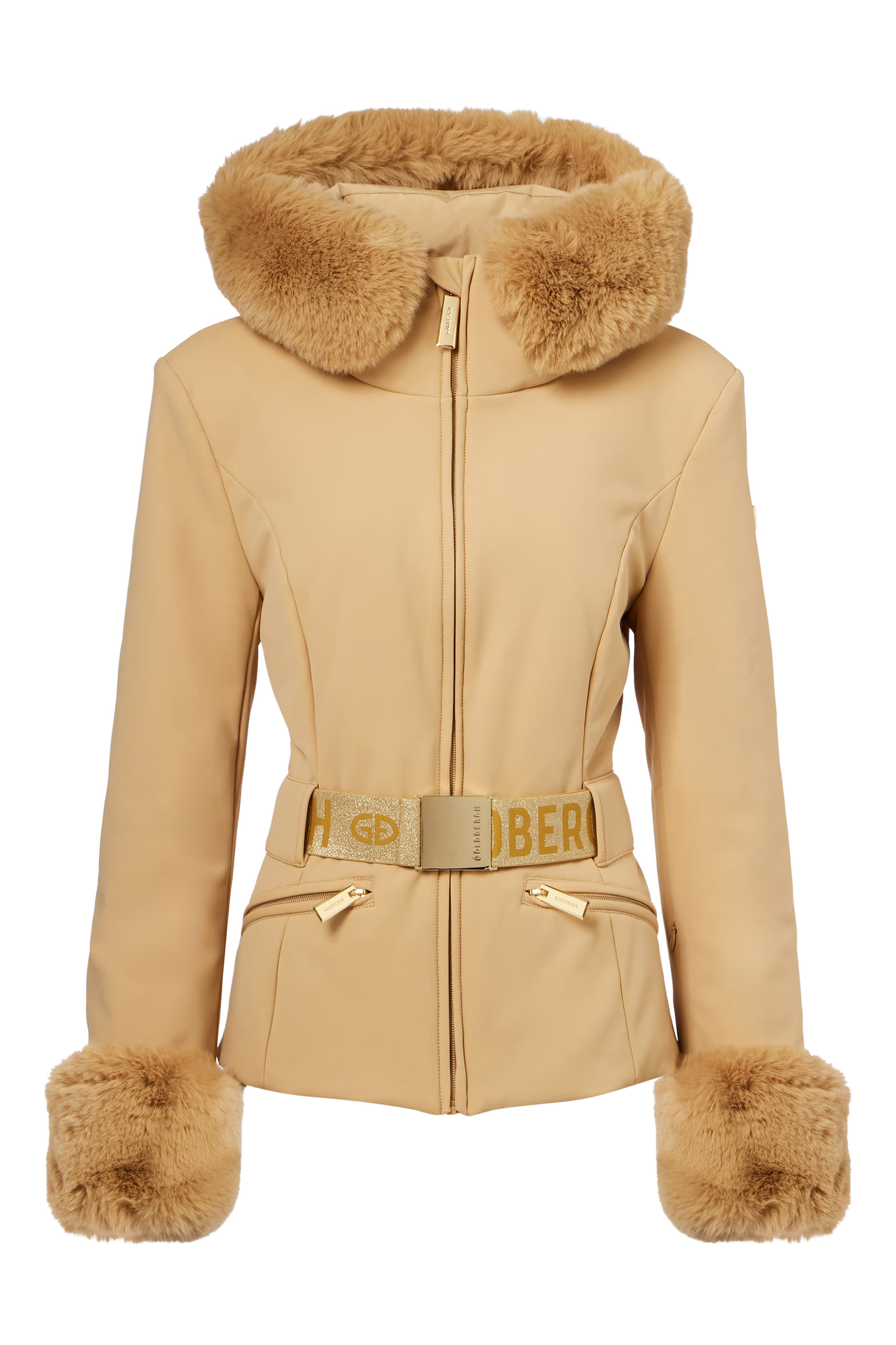 Prezioso Ski Jacket with Faux Border