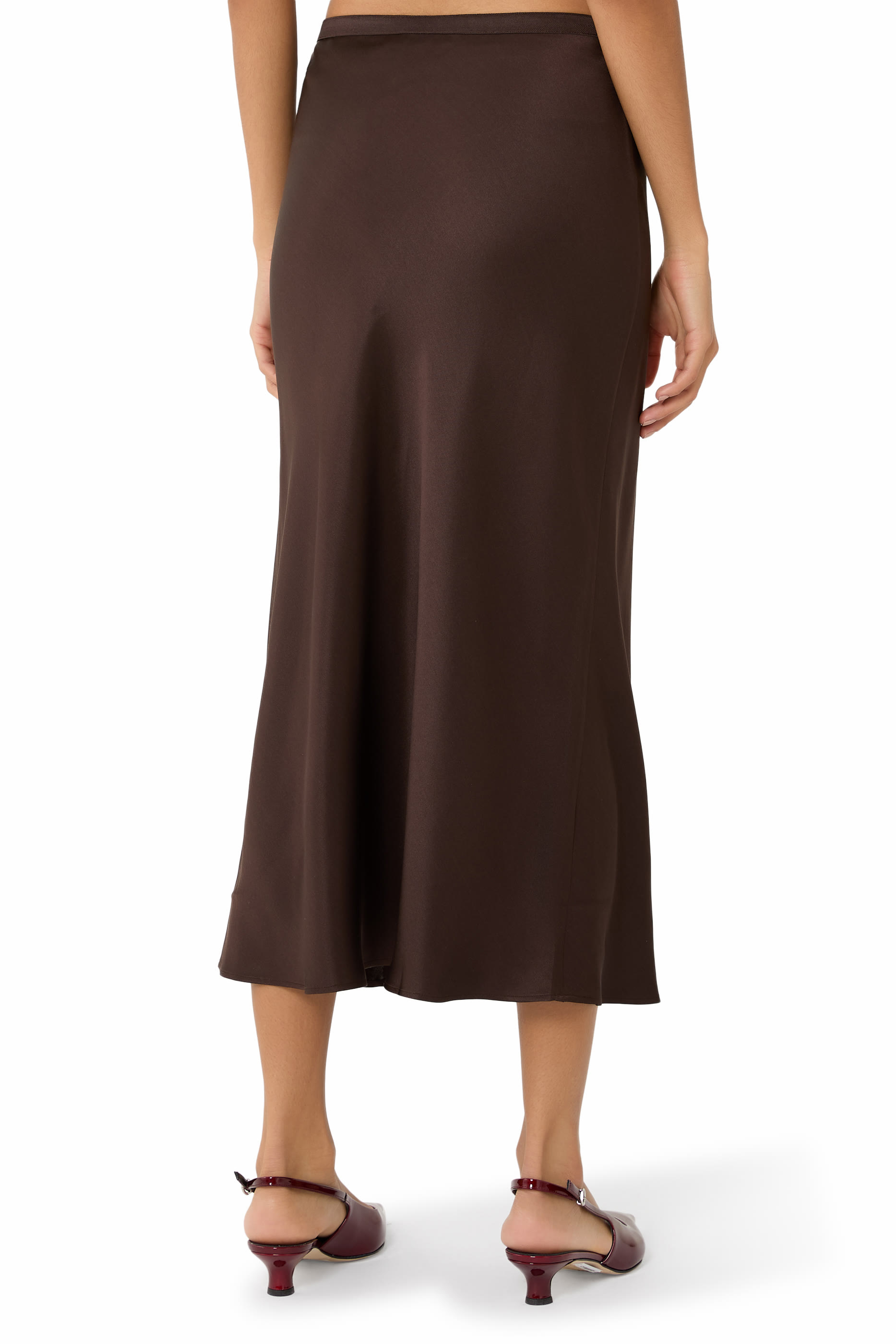 Bar Silk Skirt