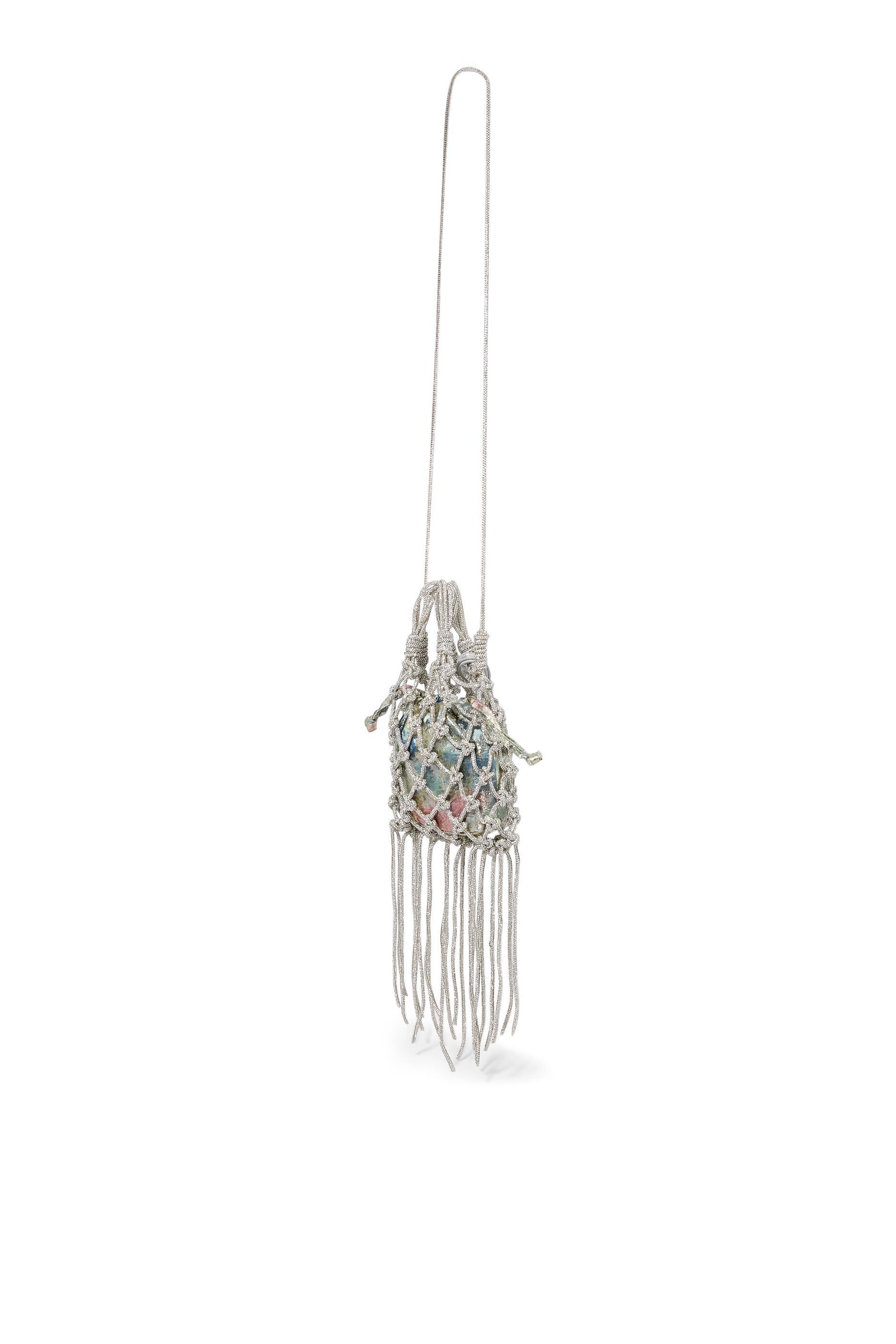  Mini Macramé Crystal Bag